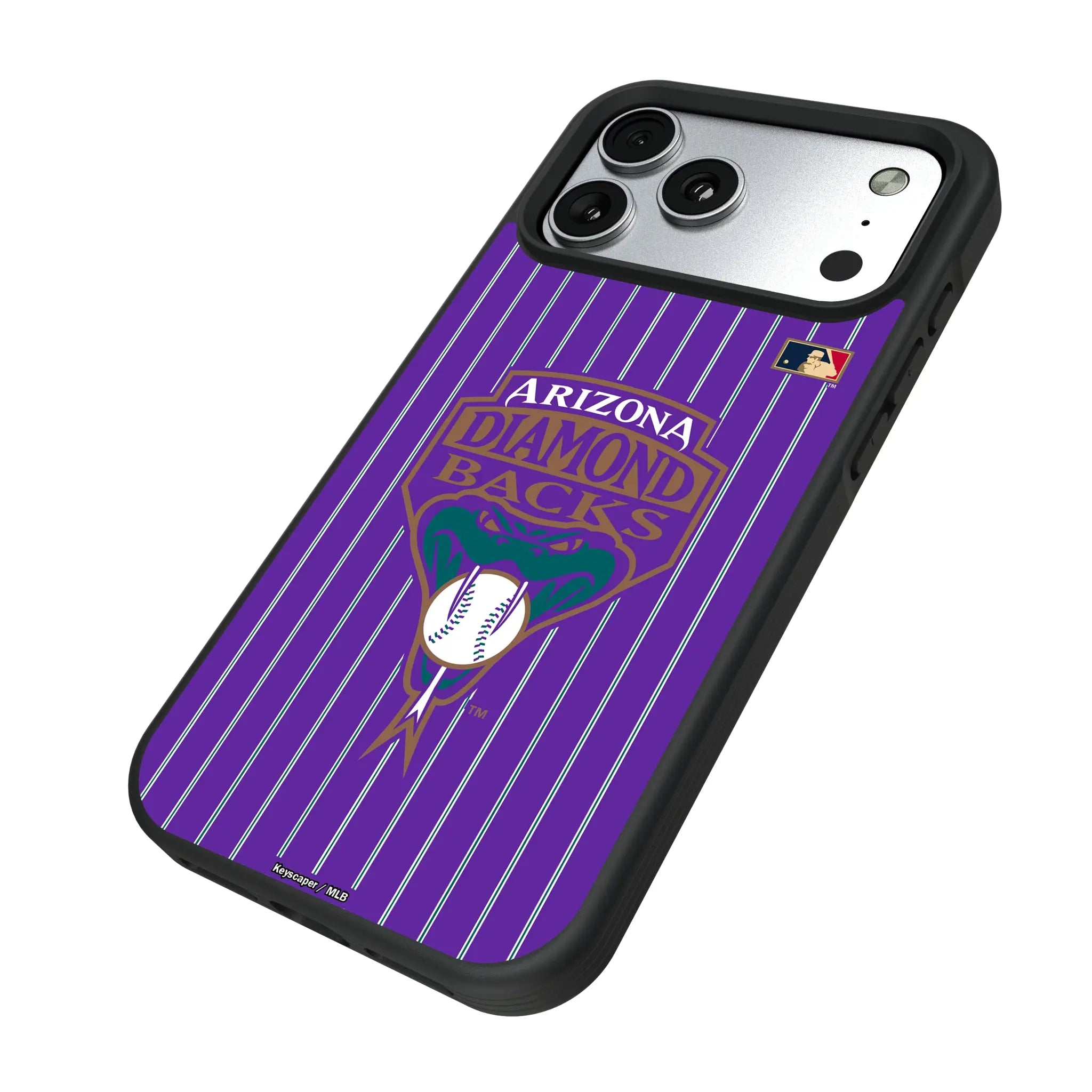 Arizona Diamondbacks 1999-2006 - Cooperstown Collection Pinstripe Bump Phone Case