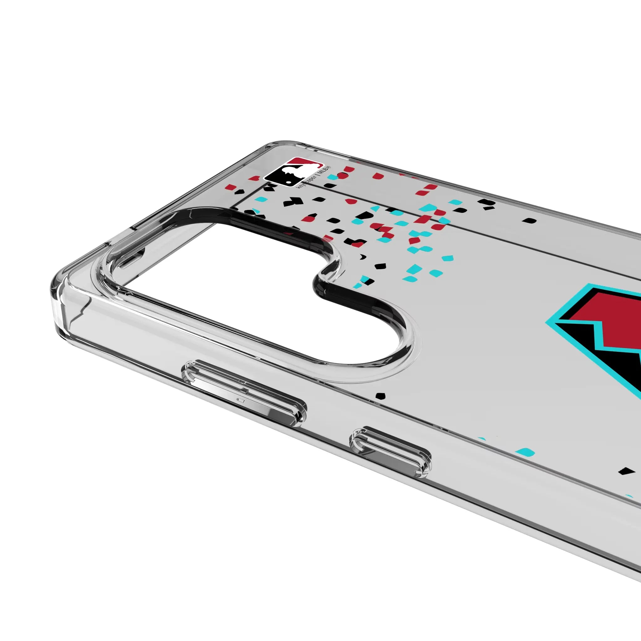 Arizona Diamondbacks Confetti Clear Phone Case for Samsung Galaxy