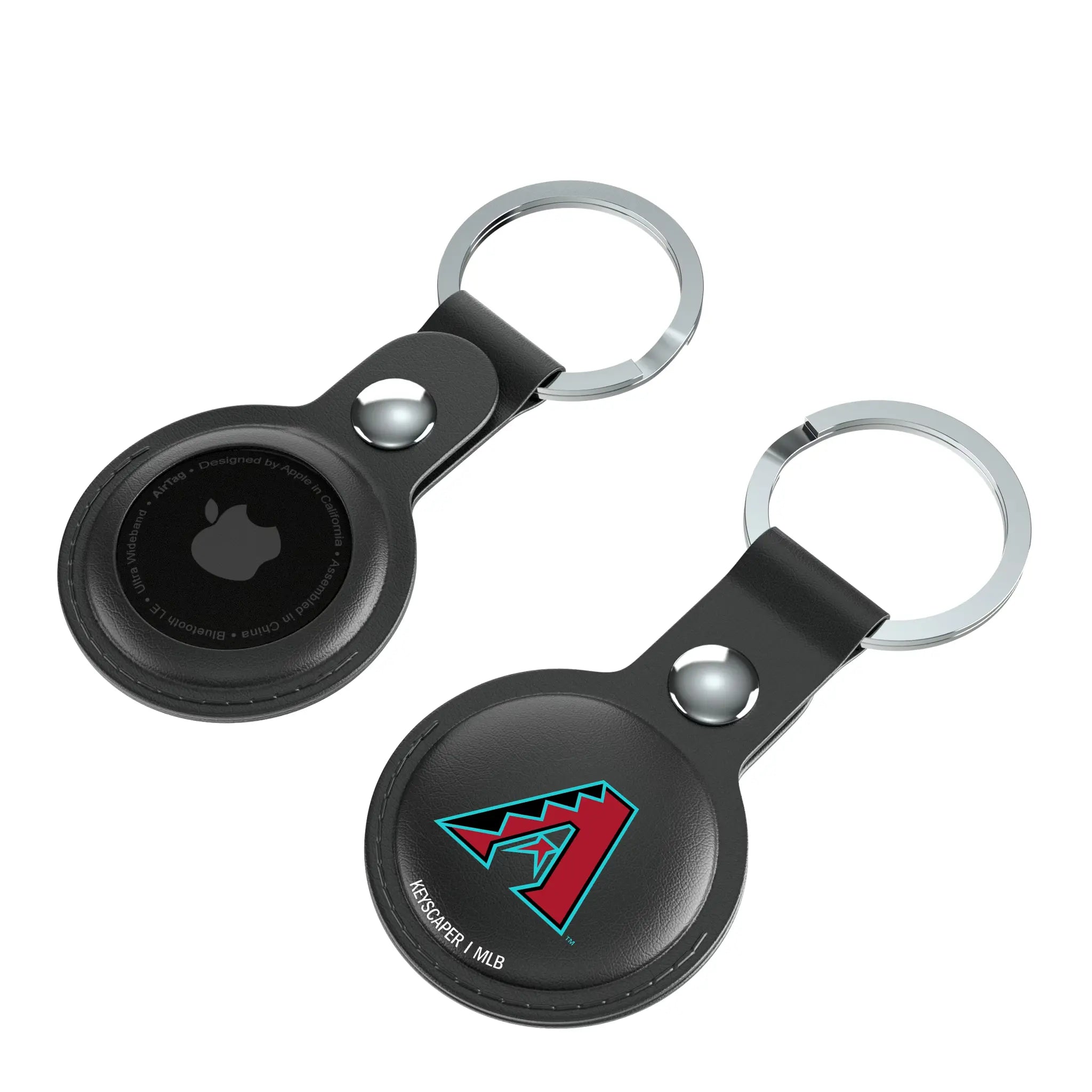 Arizona Diamondbacks Insignia Black Airtag Holder 2-Pack