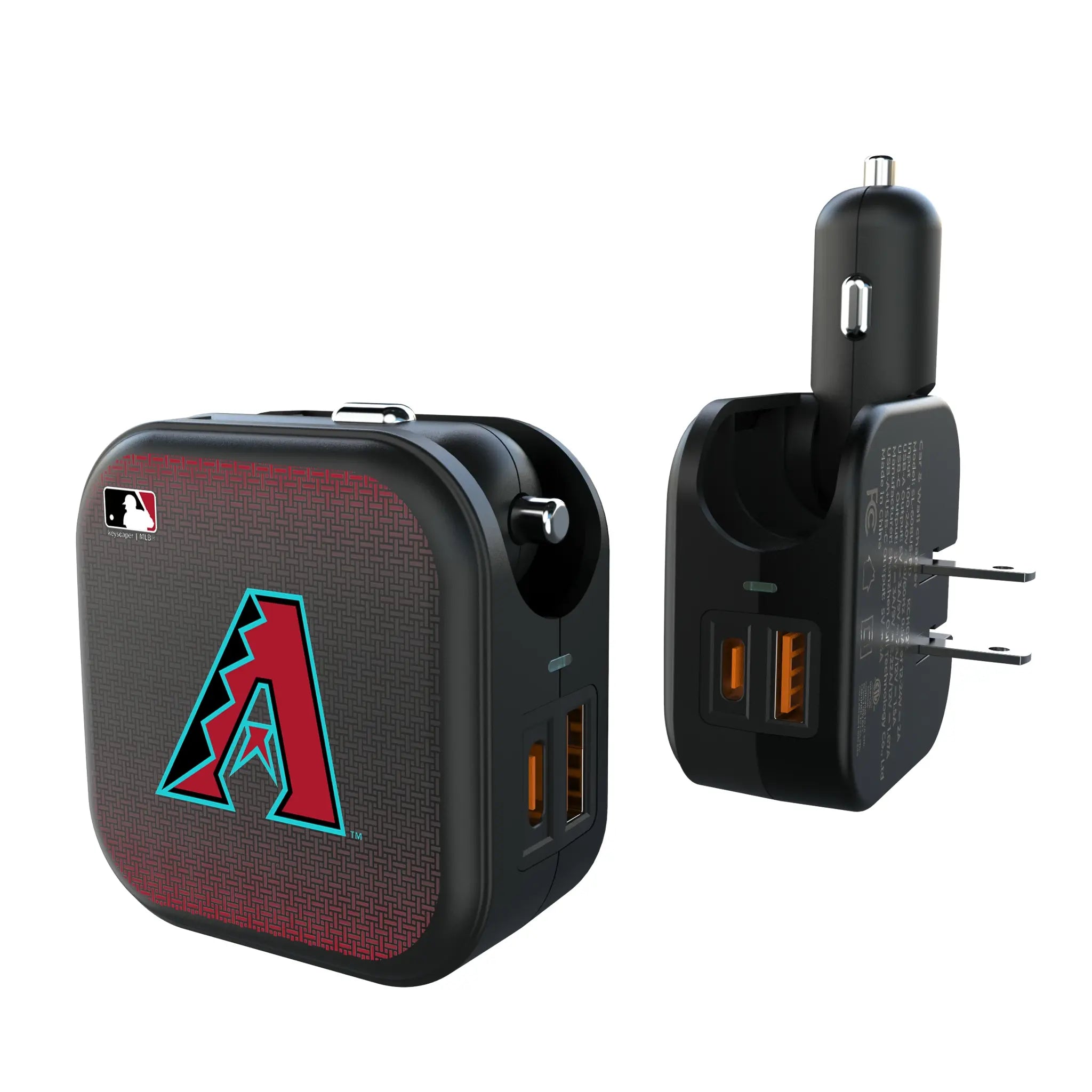 Arizona Diamondbacks Linen 2 in 1 USB A/C Charger