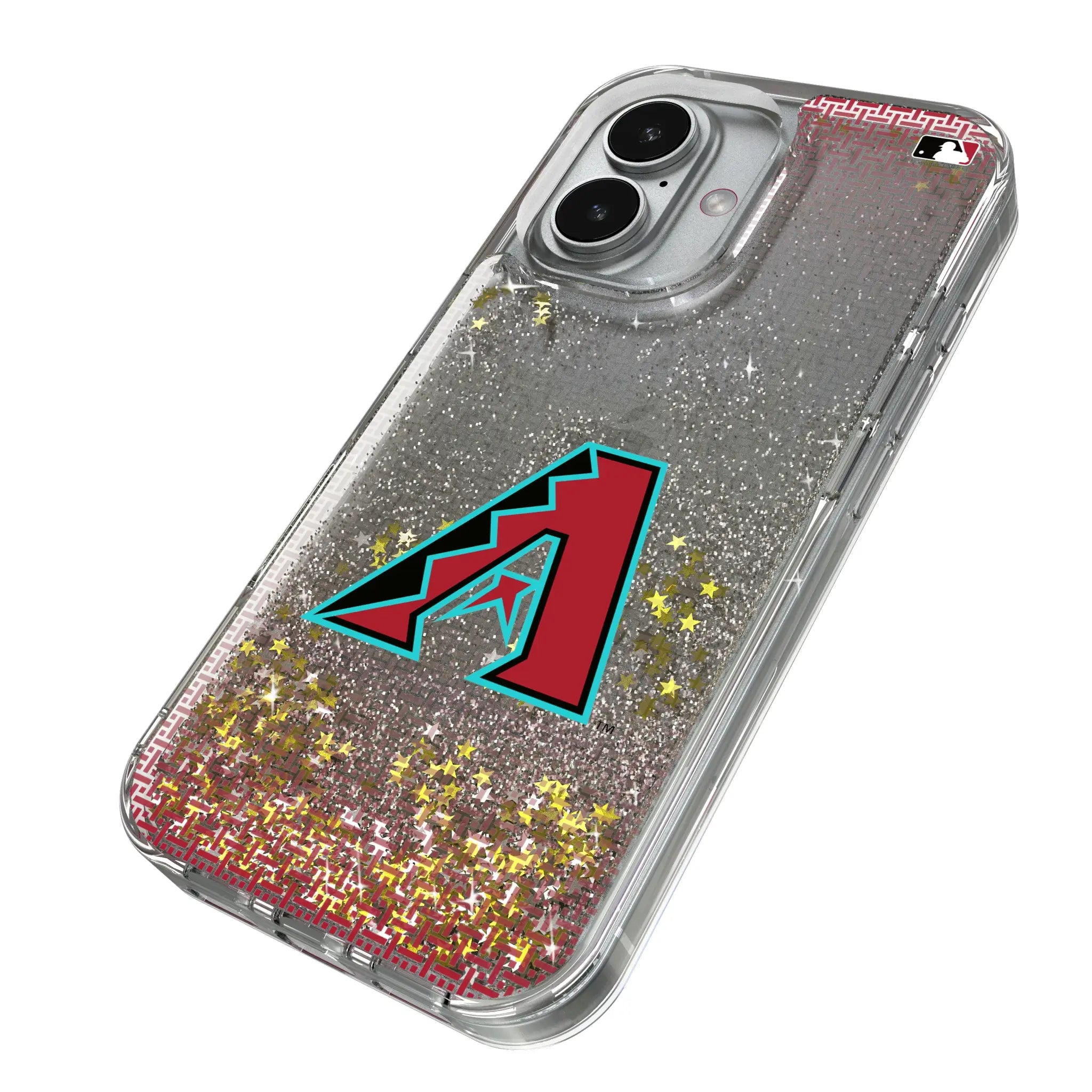 Arizona Diamondbacks Linen Glitter Phone Case