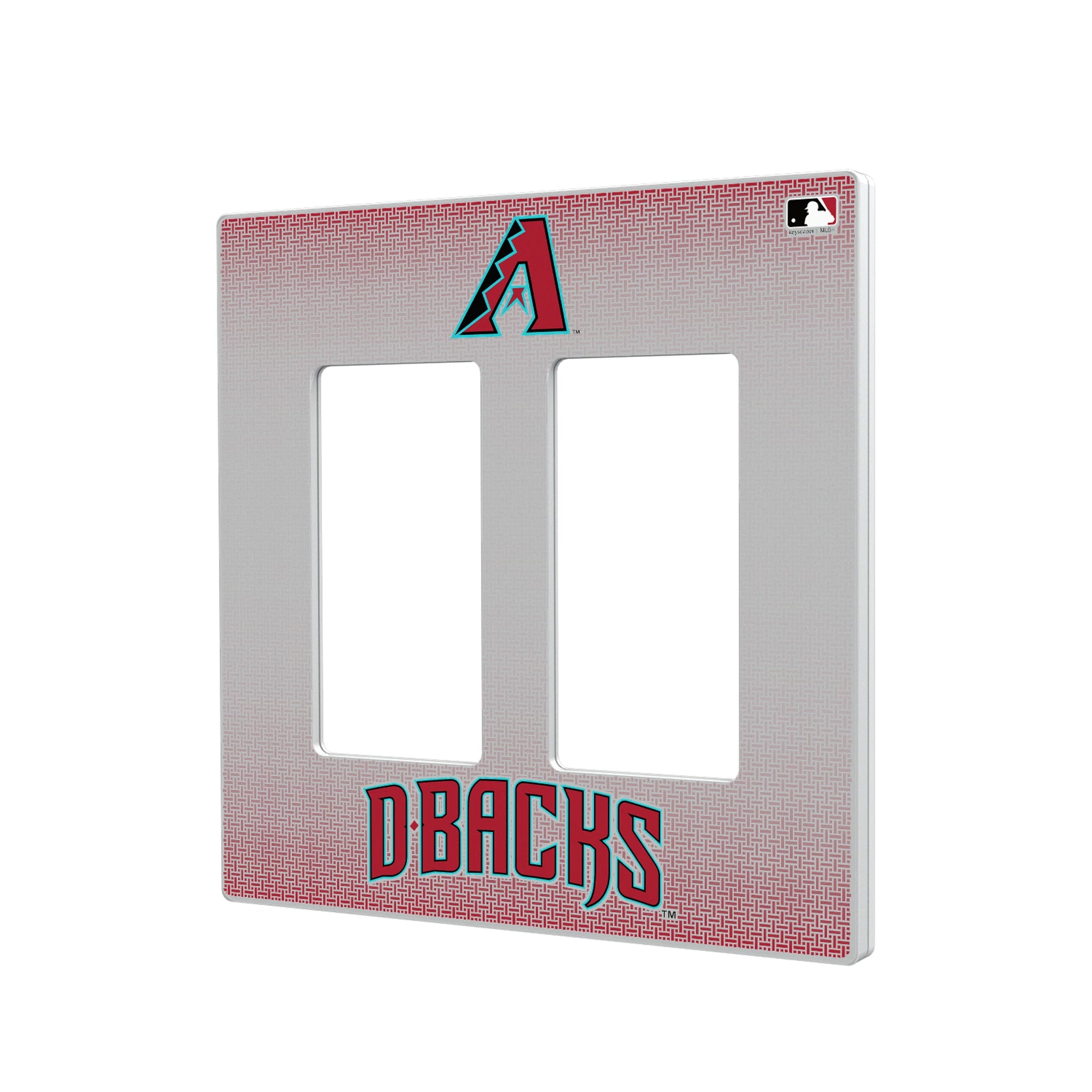 Arizona Diamondbacks Linen Hidden-Screw Light Switch Plate - Sports Gifts, Sports Memorabilia, Sports Collectibles, Fan Shop