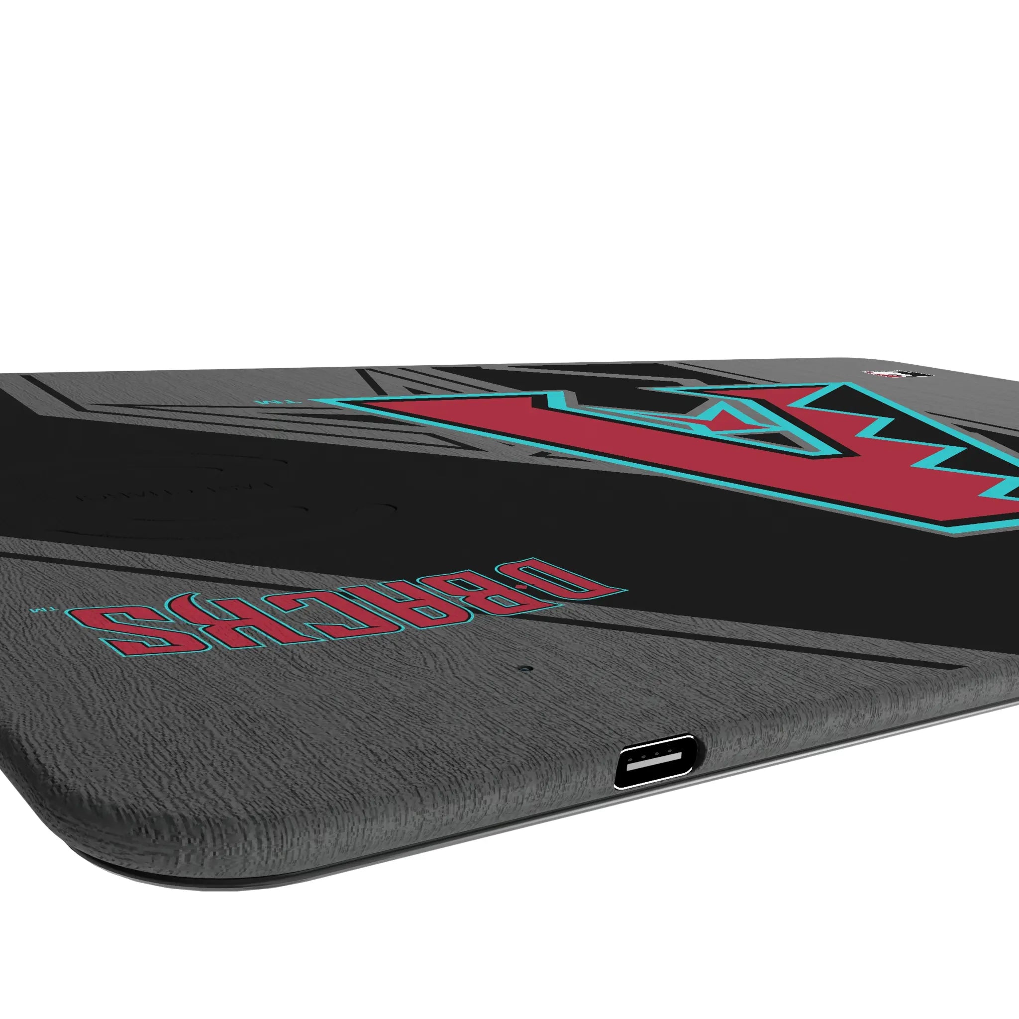 Arizona Diamondbacks Monocolor Tilt 15-Watt Wireless Charger and Mouse Pad