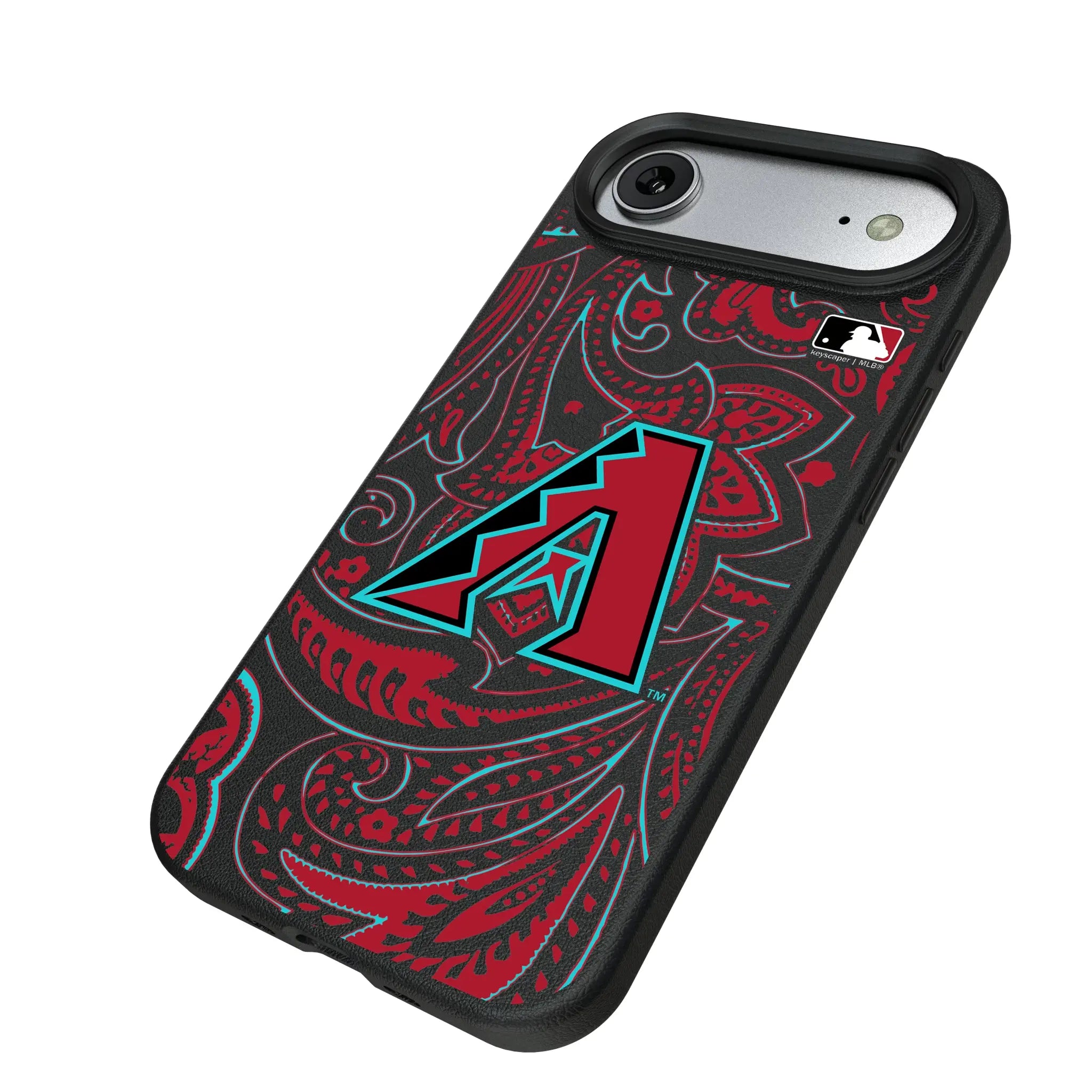 Arizona Diamondbacks Paisley MagSafe Compatible Phone Case for Apple iPhone