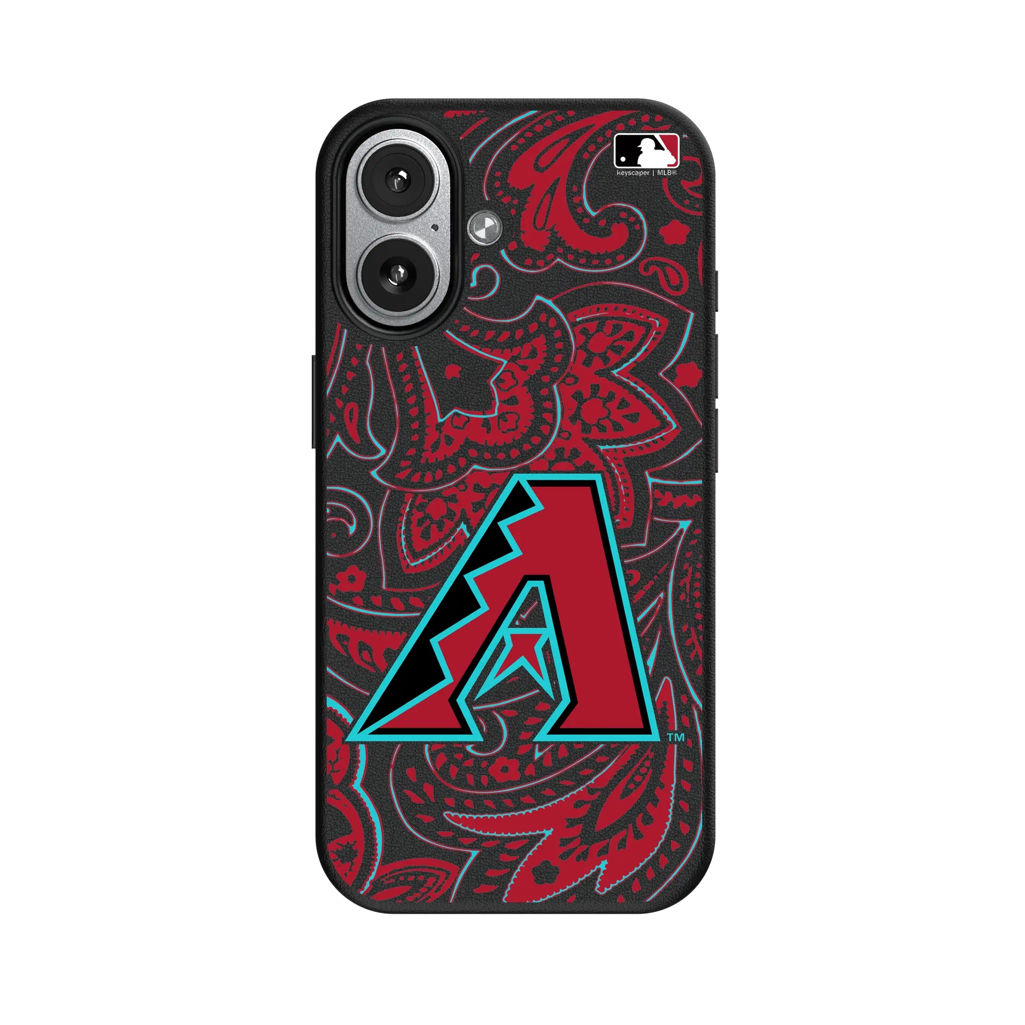 Arizona Diamondbacks Paisley MagSafe Compatible Phone Case for Apple iPhone