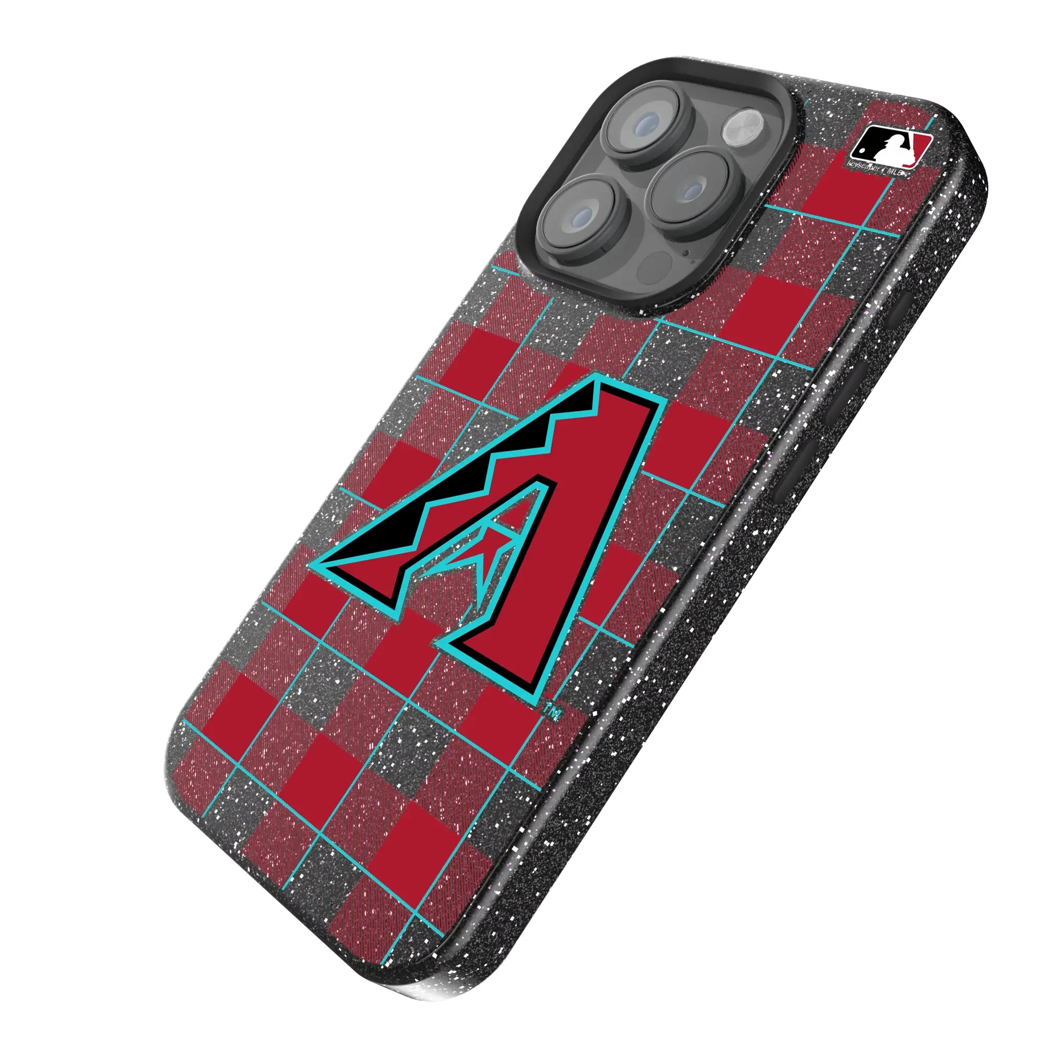 Arizona Diamondbacks Plaid Bling Phone Case