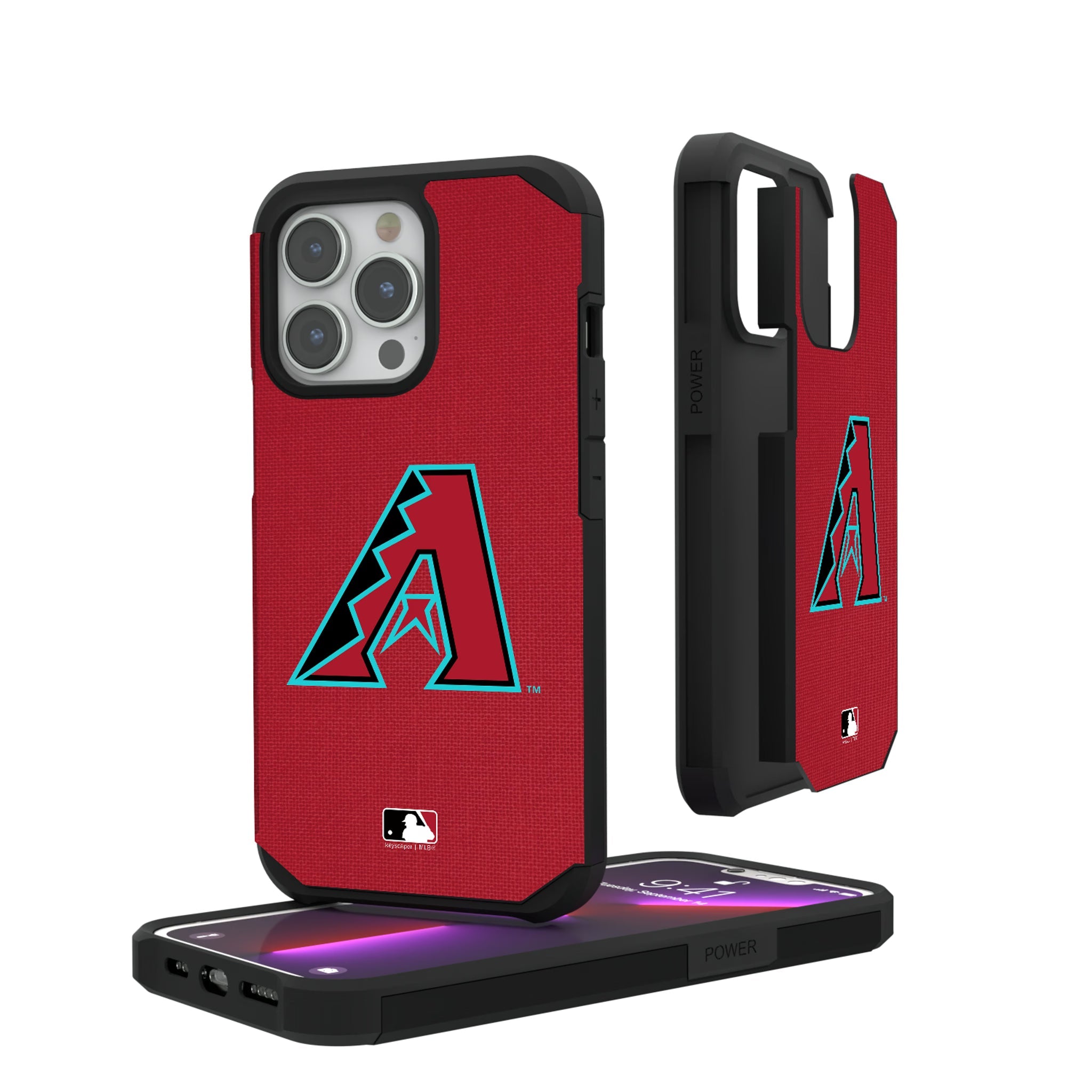 Arizona Diamondbacks Solid Rugged Phone Case - Sports Gifts, Sports Memorabilia, Sports Collectibles, Fan Shop