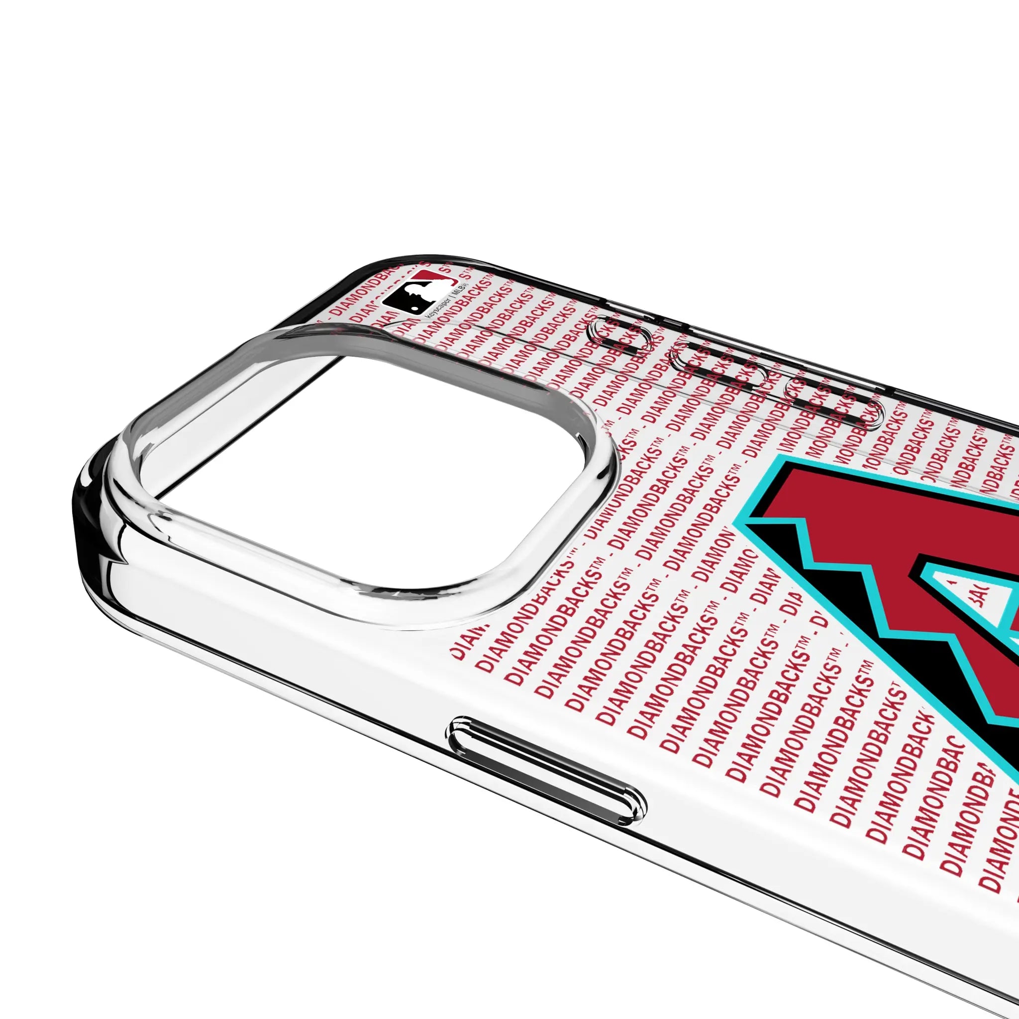 Arizona Diamondbacks Text Backdrop Clear Phone Case for Apple iPhone