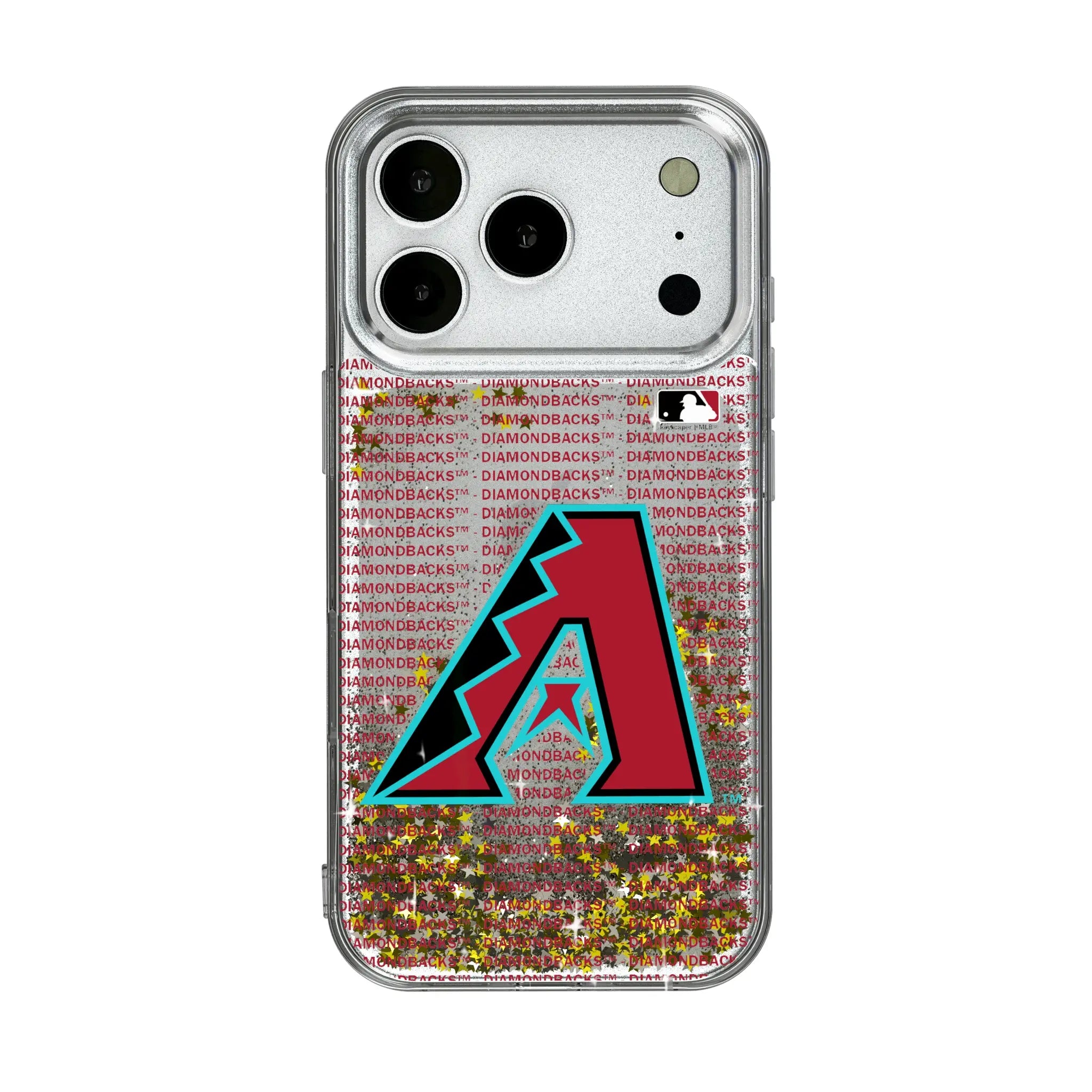 Arizona Diamondbacks Text Backdrop Glitter Phone Case