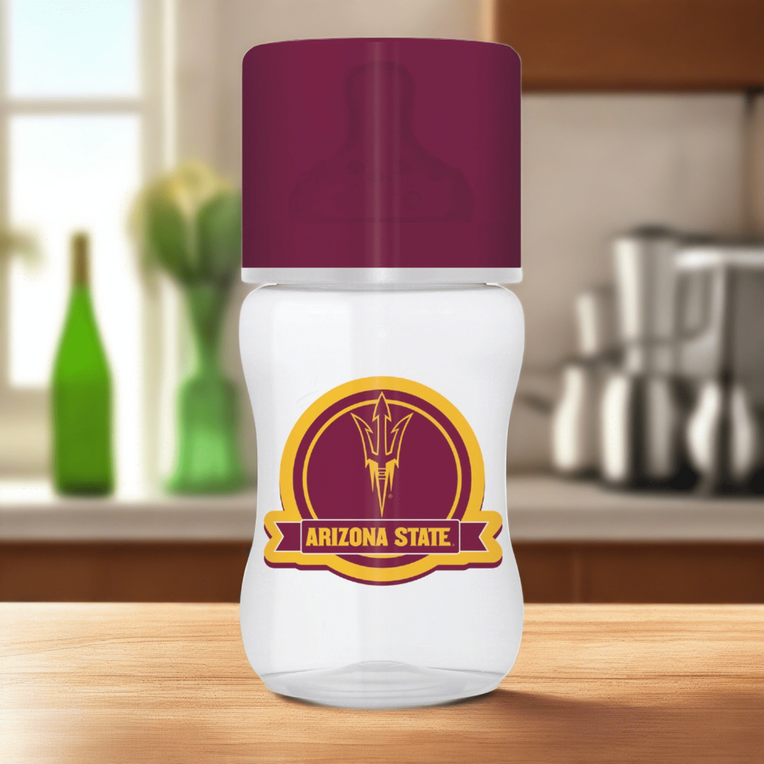 Arizona State Sun Devils 9oz Baby Bottle - Sports Gifts, Sports Memorabilia, Sports Collectibles, Fan Shop