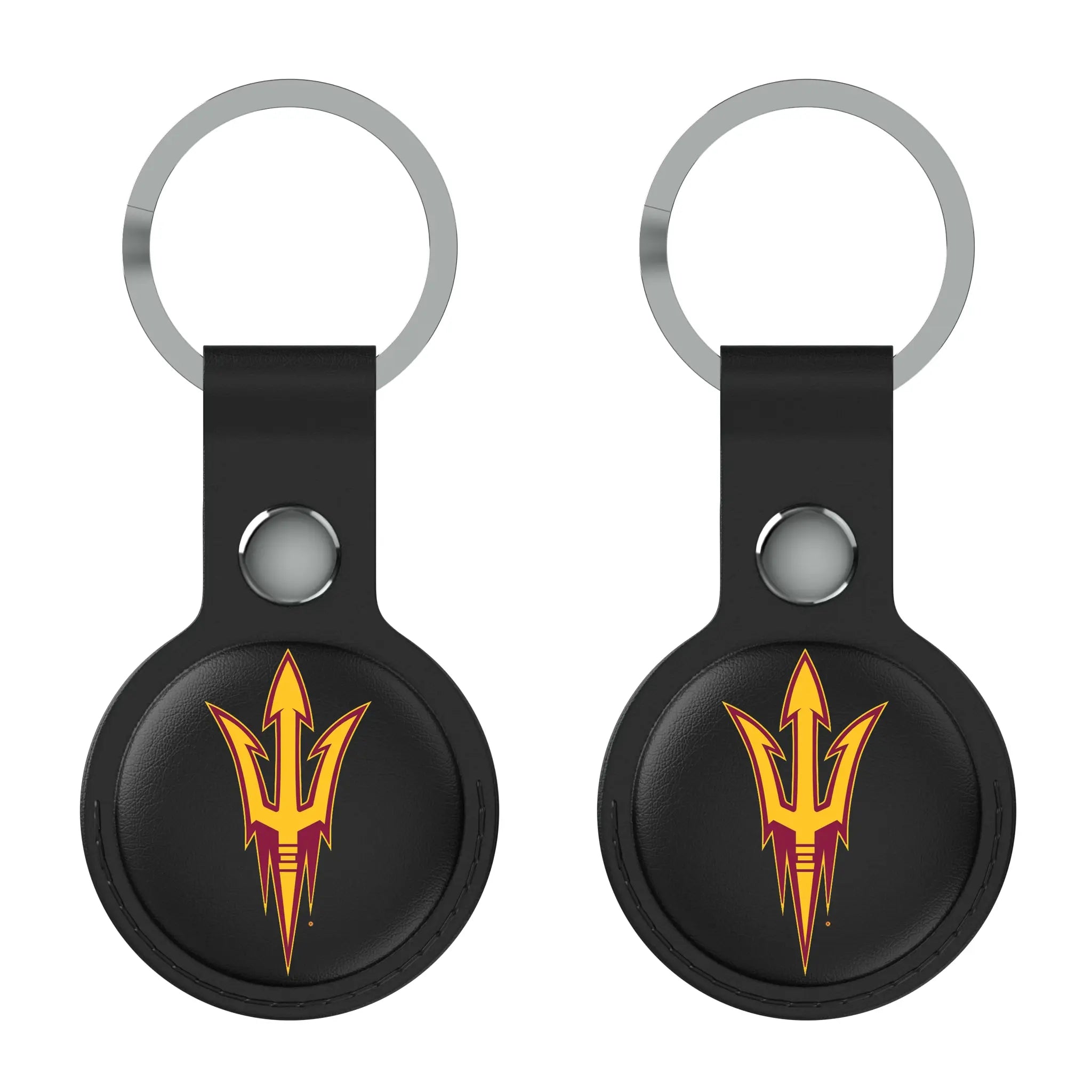 Arizona State University Sun Devils Insignia Black Airtag Holder 2-Pack