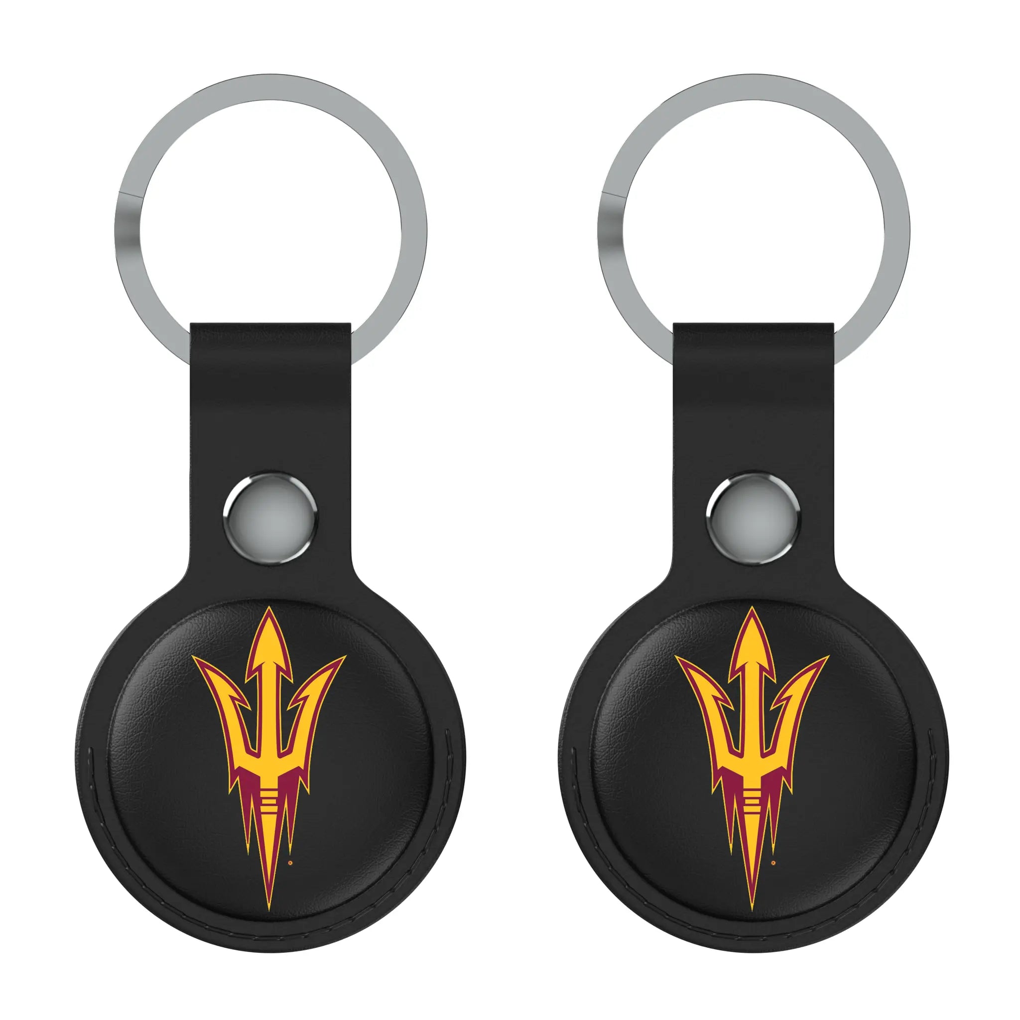 Arizona State University Sun Devils Insignia Black Airtag Holder 2-Pack