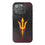 Arizona State University Sun Devils Linen Bling Phone Case for Apple iPhone