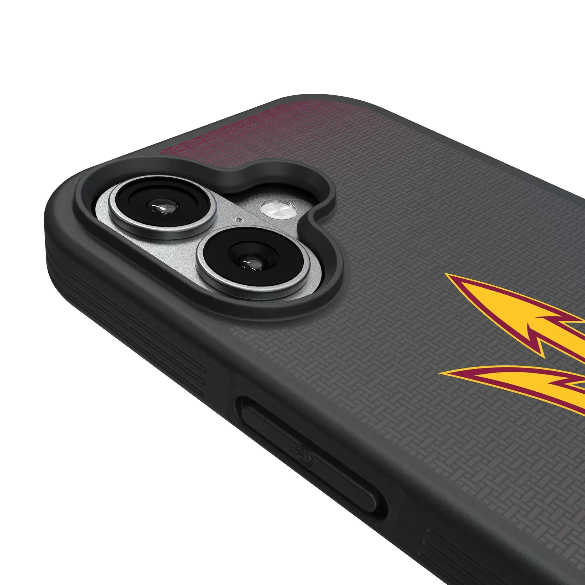 Arizona State University Sun Devils Linen Bump Phone Case for Apple iPhone