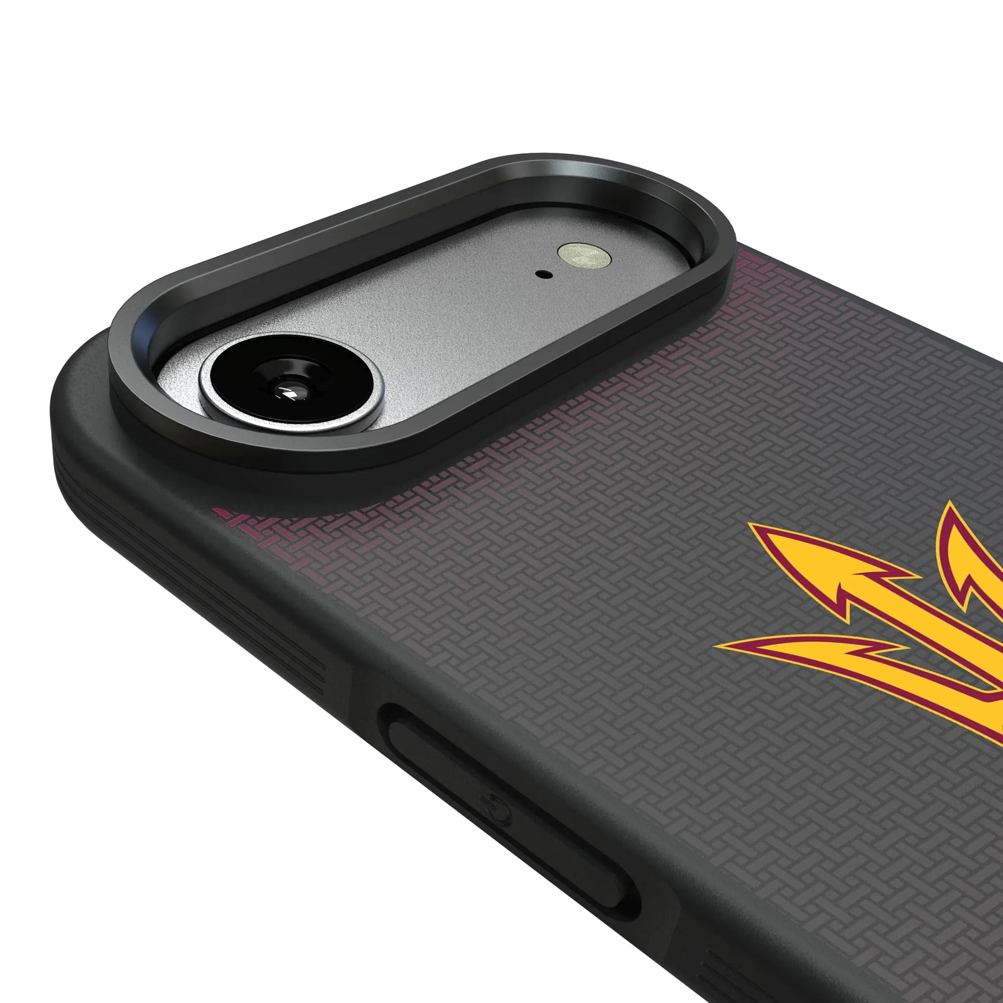 Arizona State University Sun Devils Linen Bump Phone Case for Apple iPhone