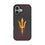 Arizona State University Sun Devils Linen Bump Phone Case for Apple iPhone