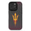 Arizona State University Sun Devils Linen Bump Phone Case for Apple iPhone