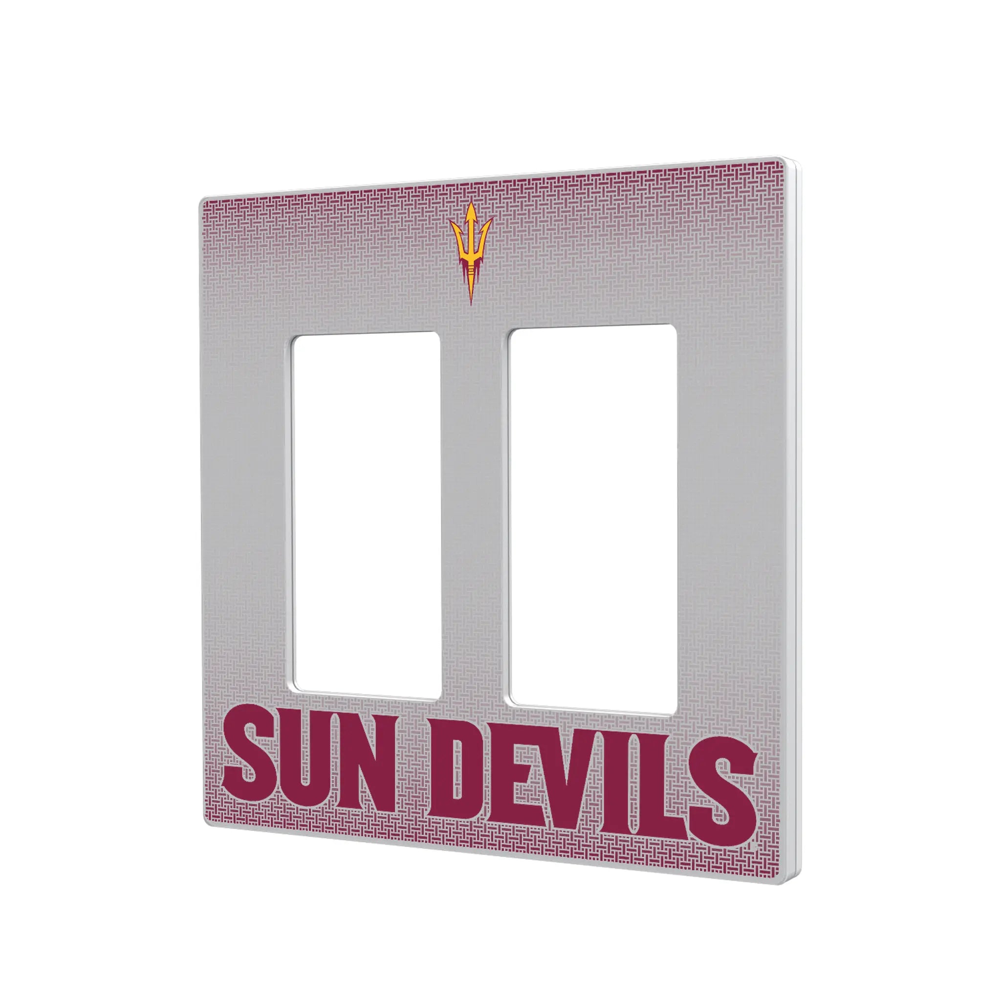 Arizona State University Sun Devils Linen Hidden-Screw Light Switch Plate
