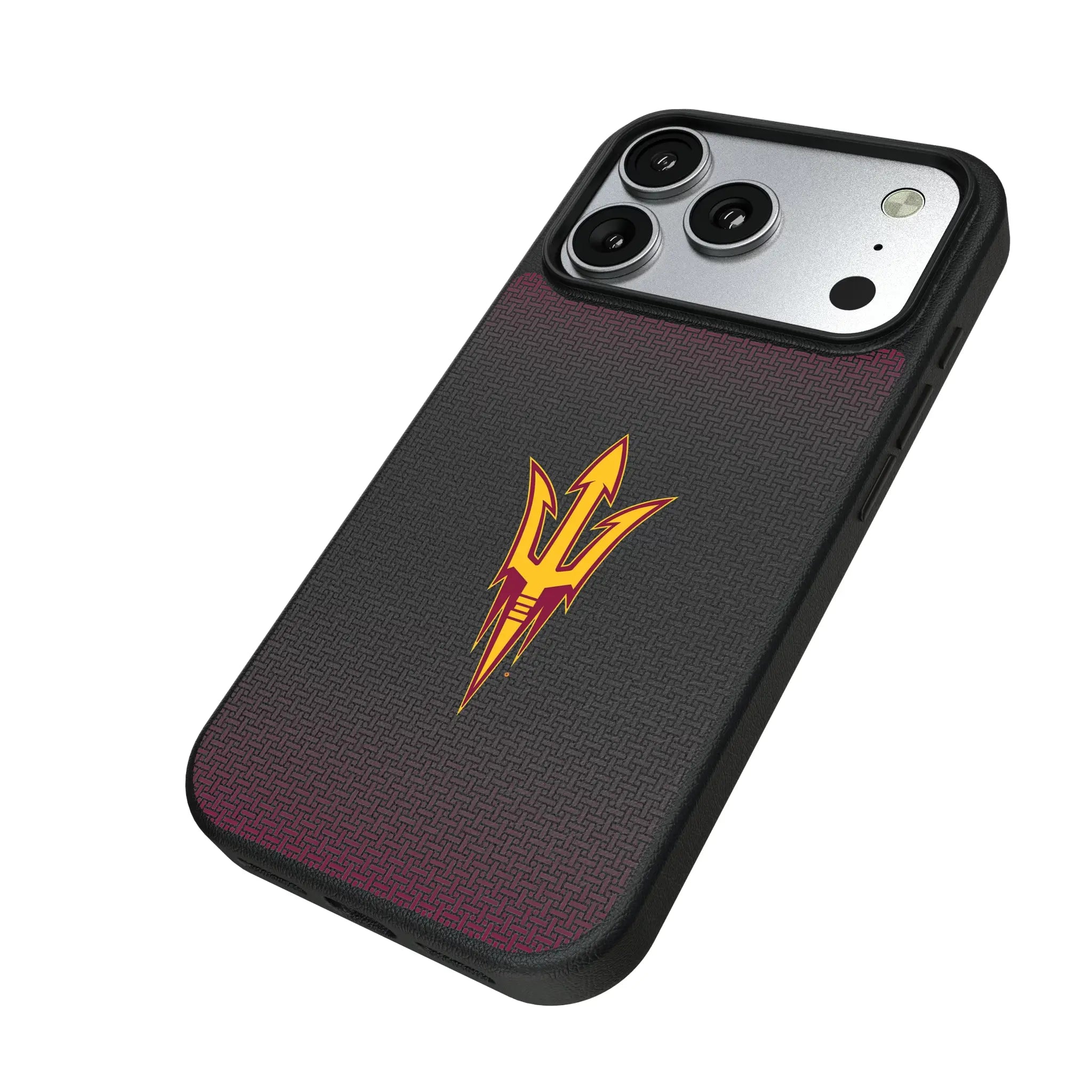 Arizona State University Sun Devils Linen MagSafe Compatible Phone Case for Apple iPhone