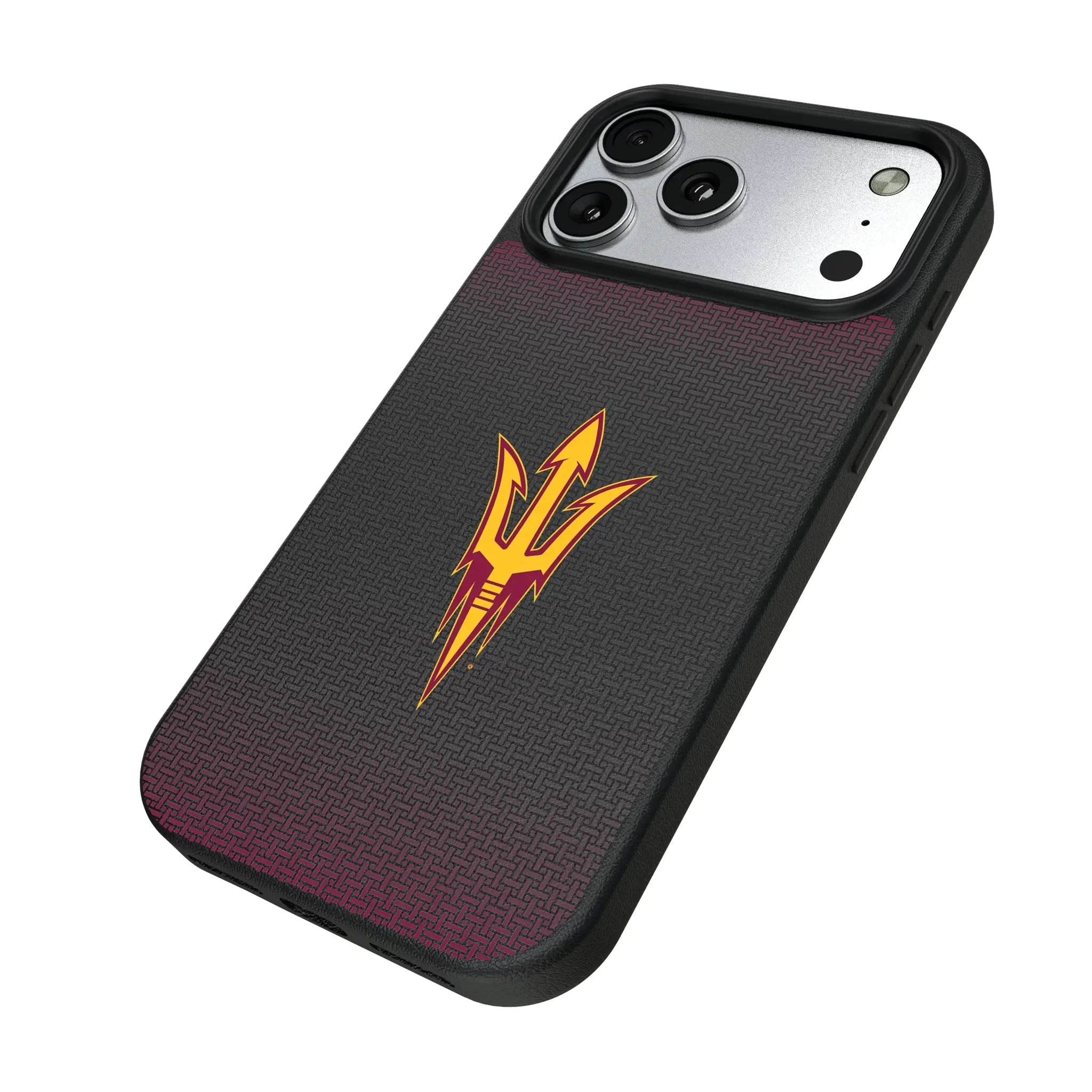 Arizona State University Sun Devils Linen MagSafe Compatible Phone Case for Apple iPhone