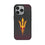 Arizona State University Sun Devils Linen MagSafe Compatible Phone Case for Apple iPhone