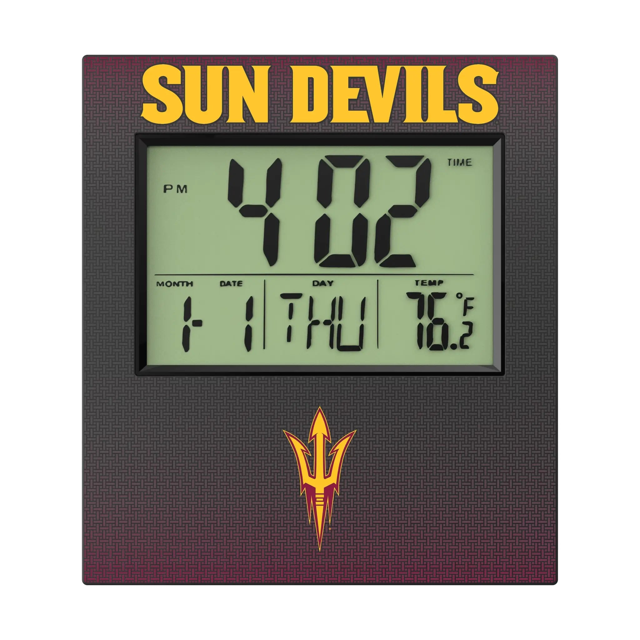 Arizona State University Sun Devils Linen Wall Clock