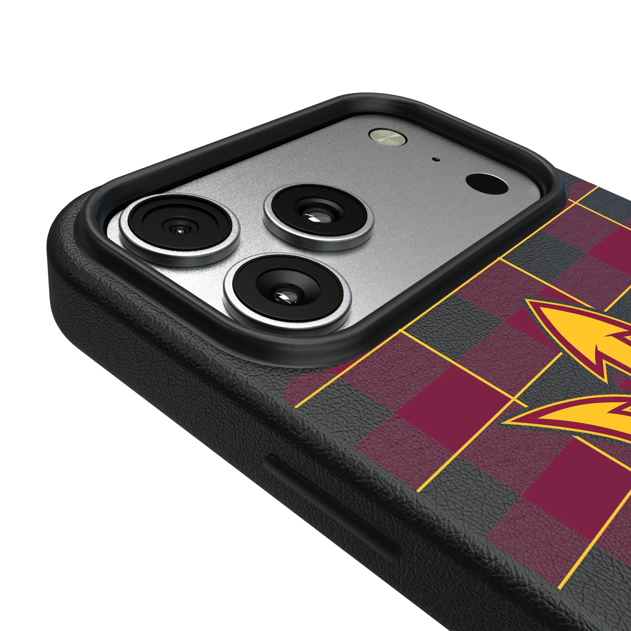 Arizona State University Sun Devils Plaid MagSafe Compatible Phone Case for Apple iPhone