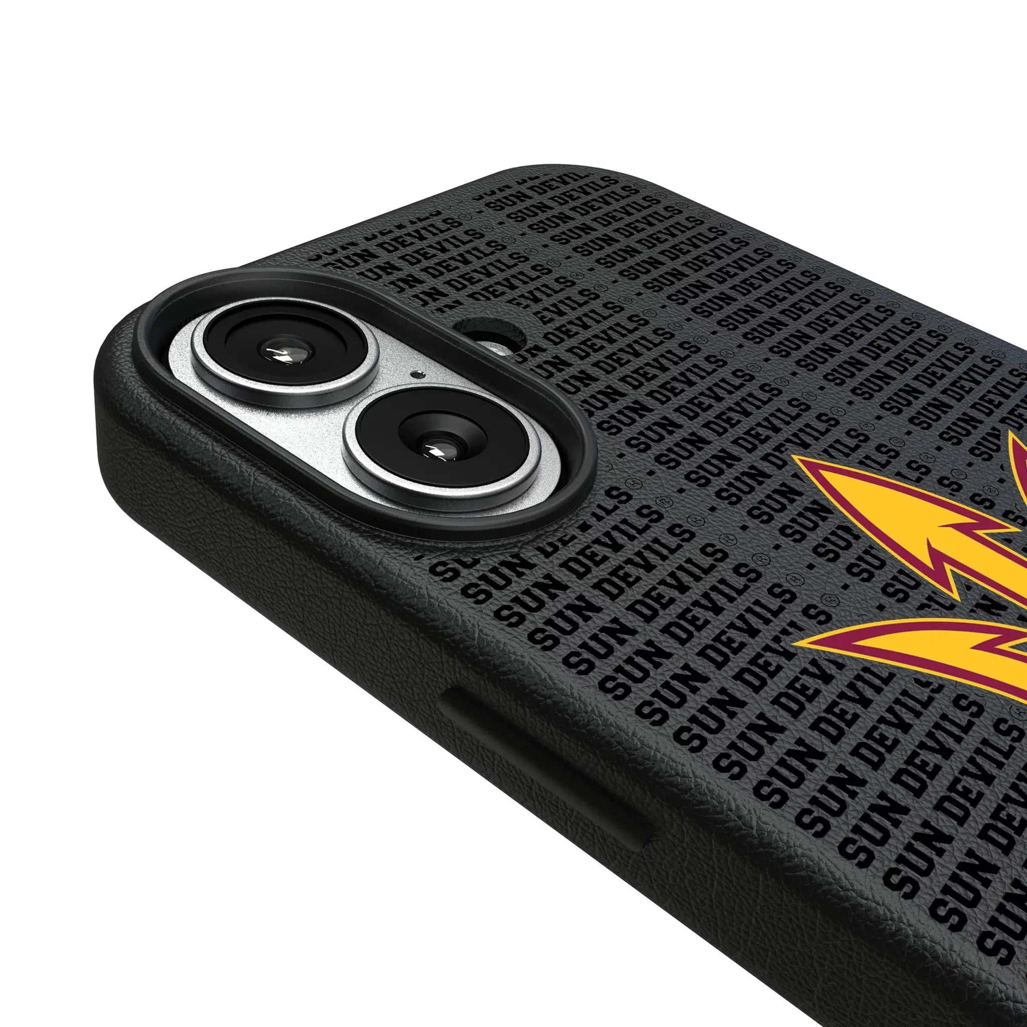 Arizona State University Sun Devils Text Backdrop MagSafe Compatible Phone Case for Apple iPhone