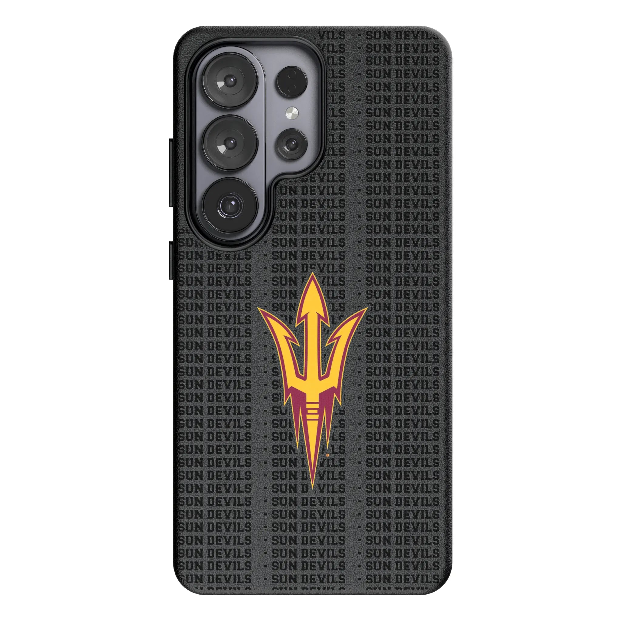 Arizona State University Sun Devils Text Backdrop MagSafe Compatible Phone Case for Samsung Galaxy