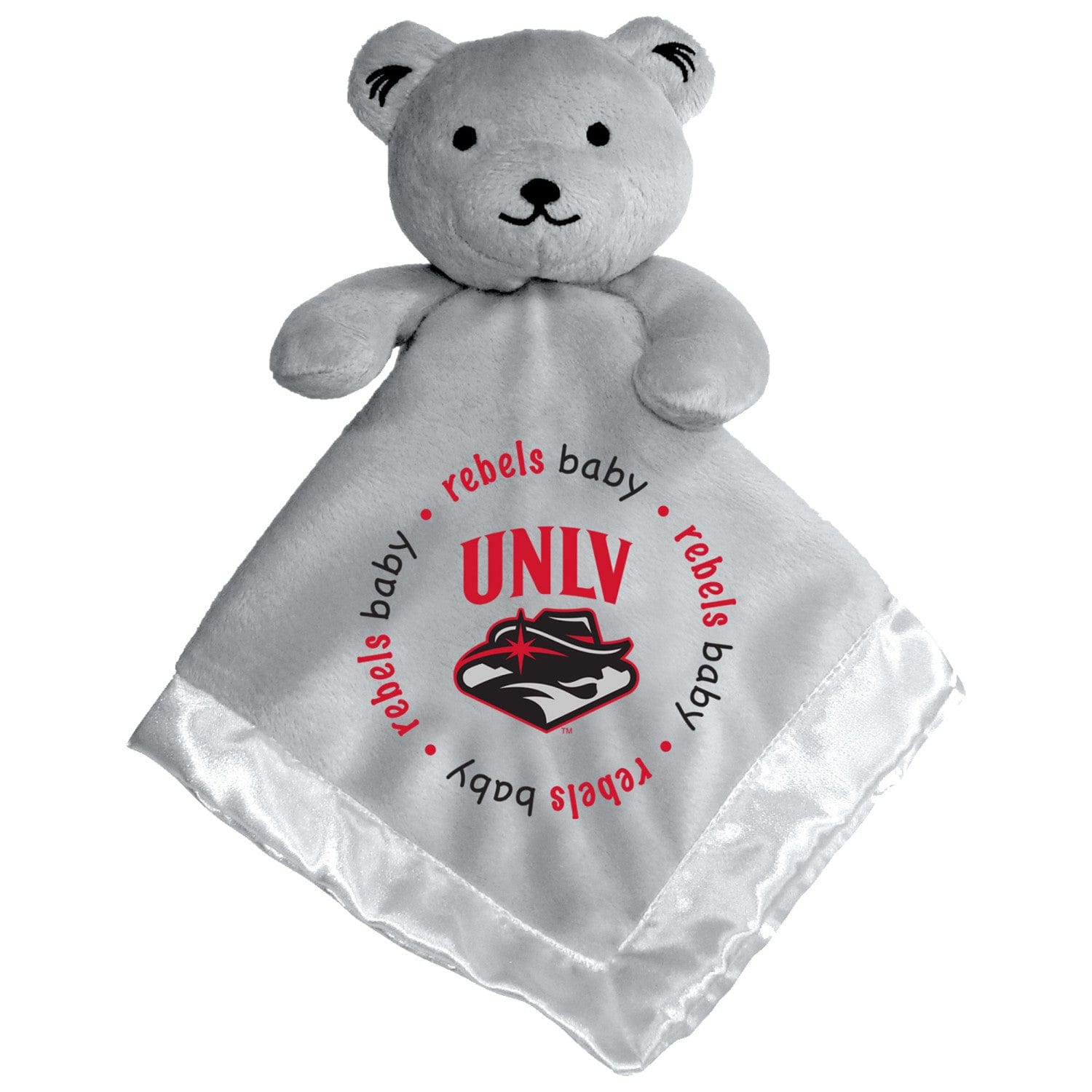 UNLV Rebels Security Bear Gray Plush Toy - Sports Gifts, Sports Memorabilia, Sports Collectibles, Fan Shop