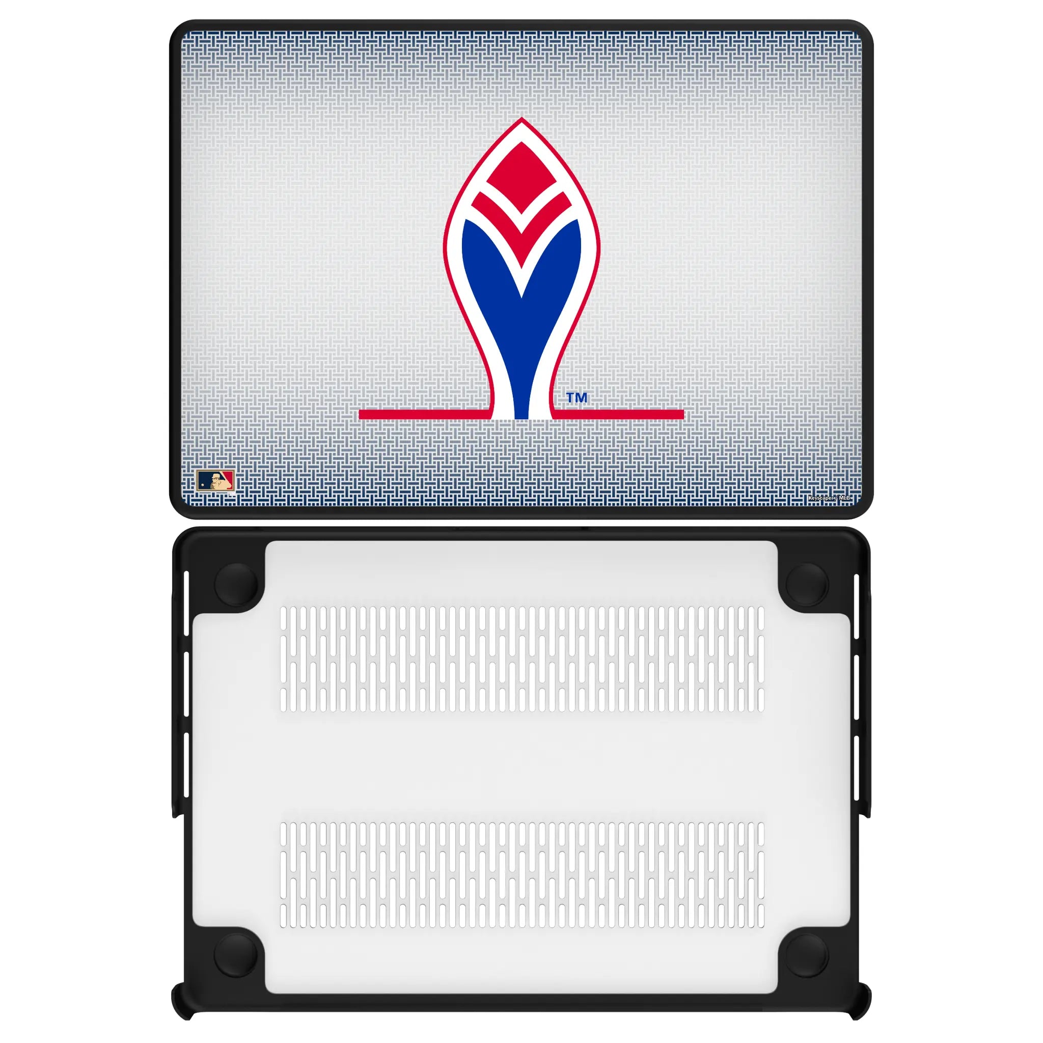 Atlanta Braves 1972-1975 - Cooperstown Collection Linen Laptop Case for Apple MacBook
