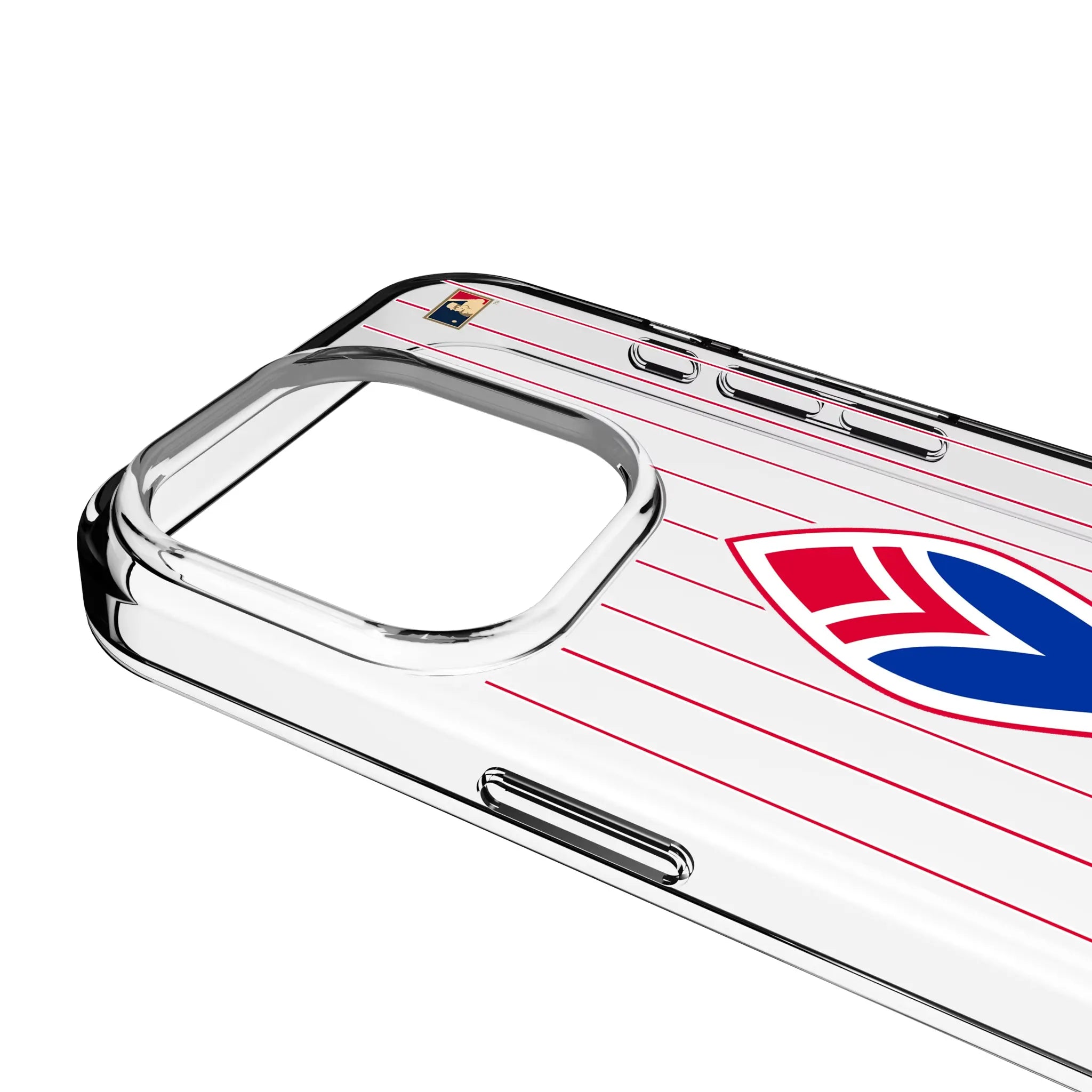 Atlanta Braves 1972-1975 - Cooperstown Collection Pinstripe Clear Phone Case for Apple iPhone