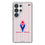 Atlanta Braves 1972-1975 - Cooperstown Collection Pinstripe Clear Phone Case for Samsung Galaxy