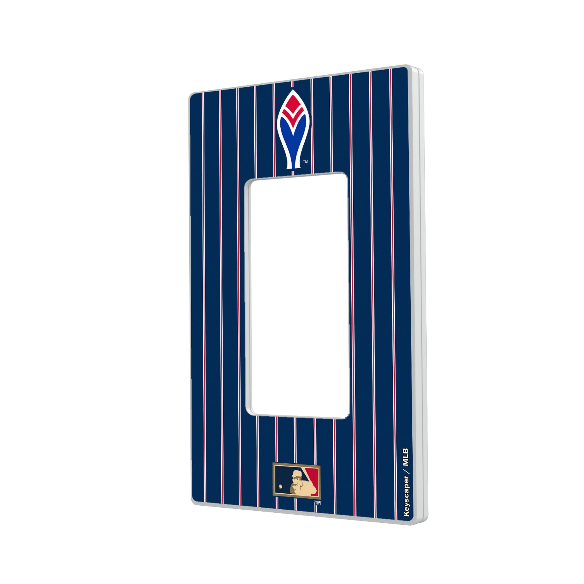 Atlanta Braves 1972-1975 - Cooperstown Collection Pinstripe Hidden-Screw Light Switch Plate - Sports Gifts, Sports Memorabilia, Sports Collectibles, Fan Shop