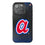 Atlanta Braves 1972-1980 - Cooperstown Collection Linen Bling Phone Case for Apple iPhone