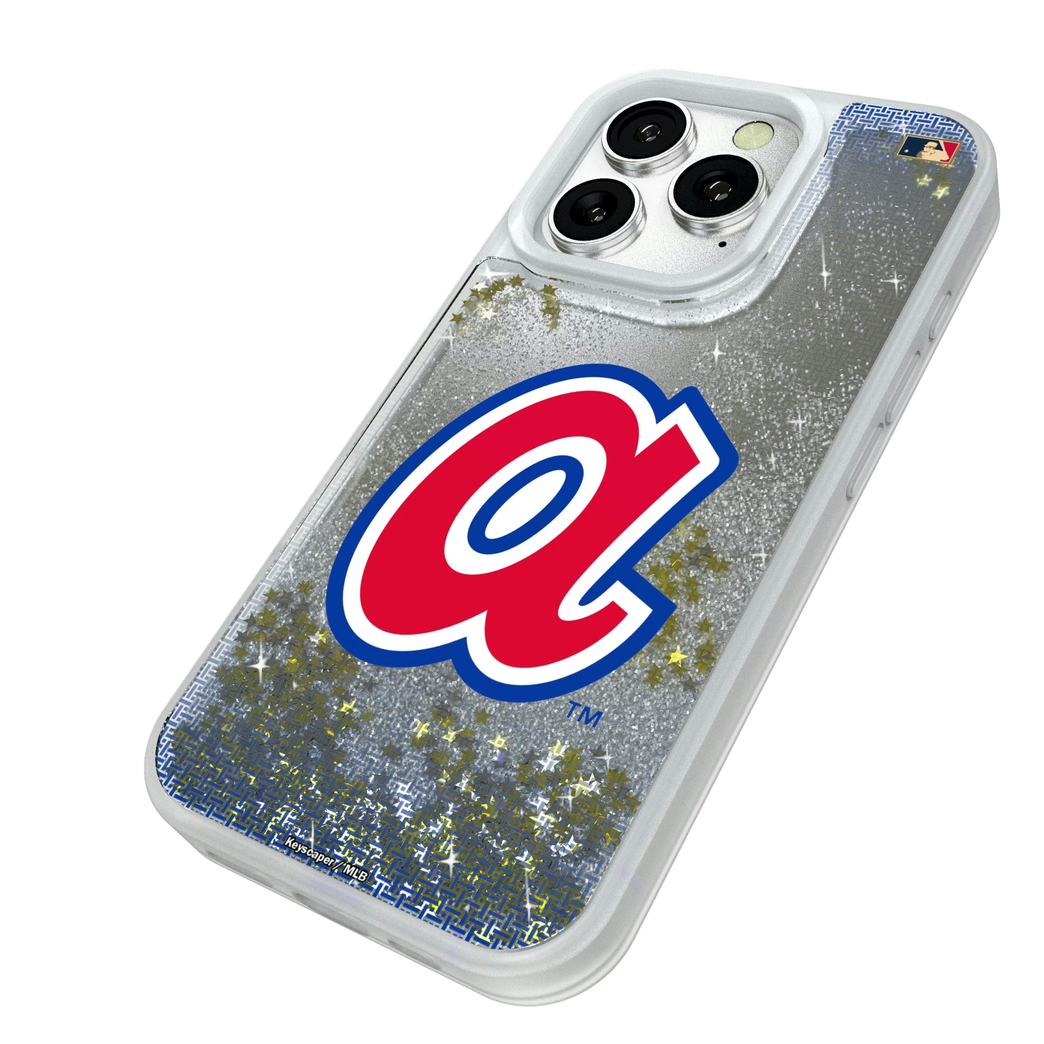 Atlanta Braves 1972-1980 - Cooperstown Collection Linen Glitter Phone Case
