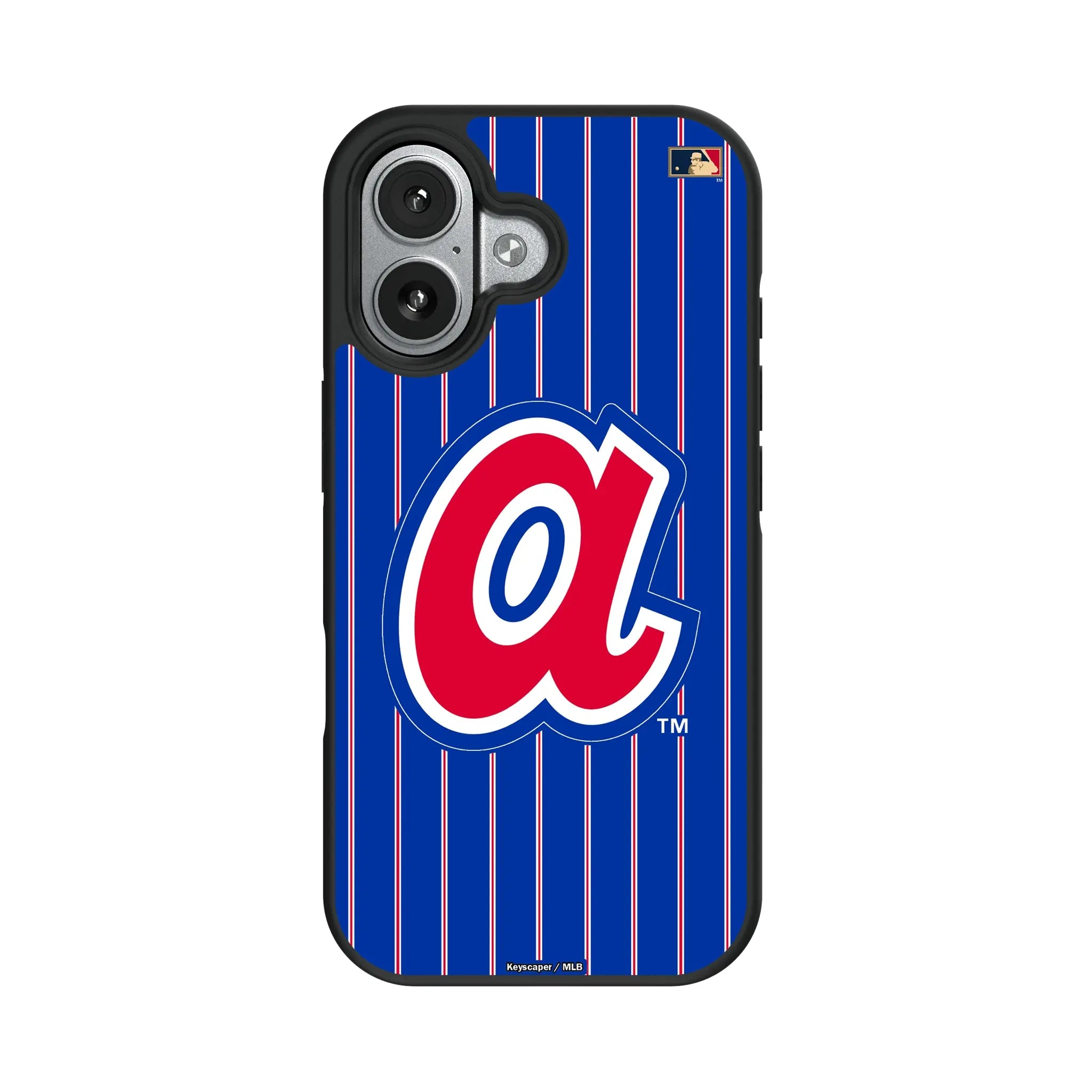 Atlanta Braves 1972-1980 - Cooperstown Collection Pinstripe Bump Phone Case