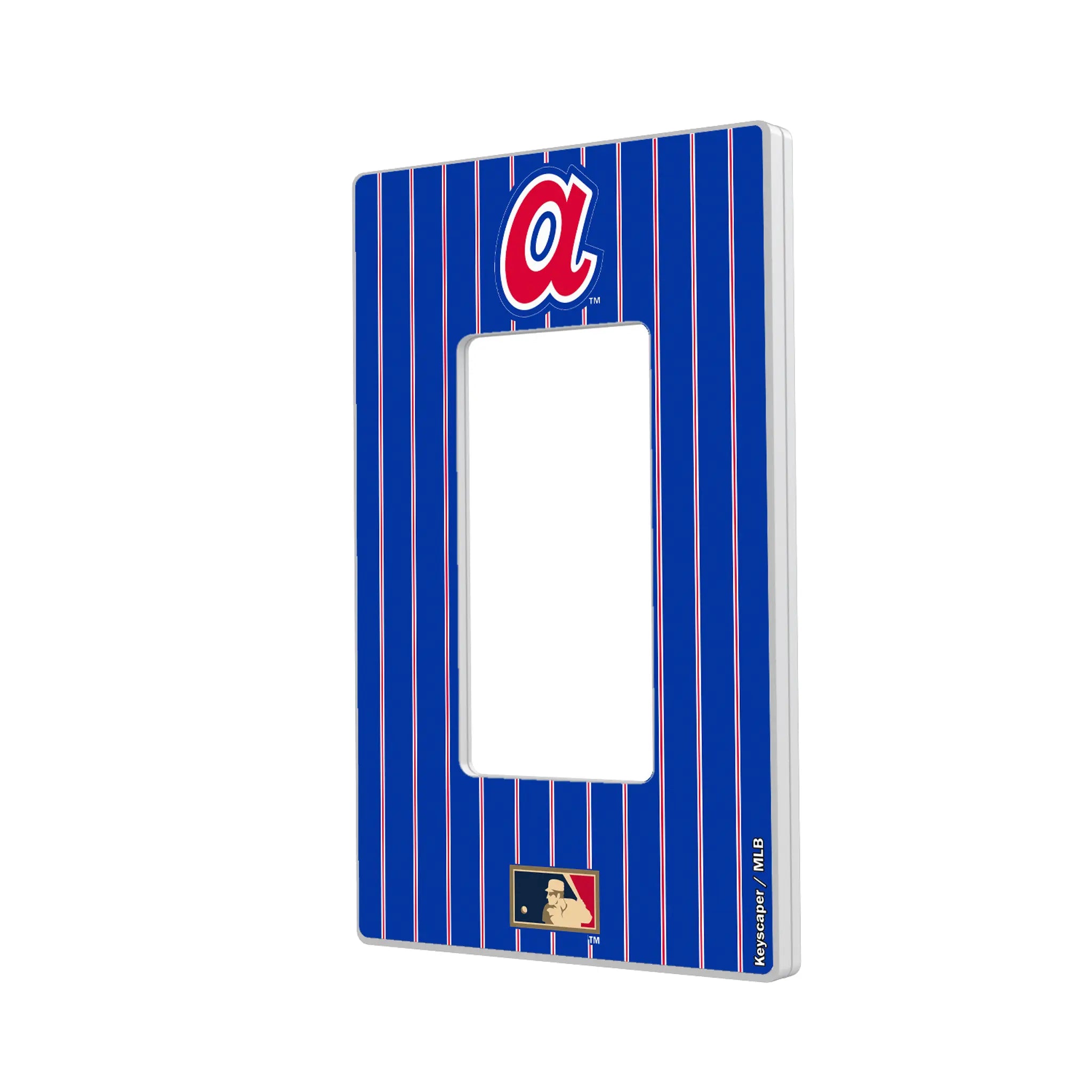 Atlanta Braves 1972-1980 - Cooperstown Collection Pinstripe Hidden-Screw Light Switch Plate
