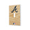 Atlanta Braves Baseball Bat Hidden-Screw Light Switch Plate