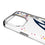 Atlanta Braves Confetti Clear Phone Case for Apple iPhone