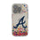 Atlanta Braves Confetti Clear Phone Case for Apple iPhone
