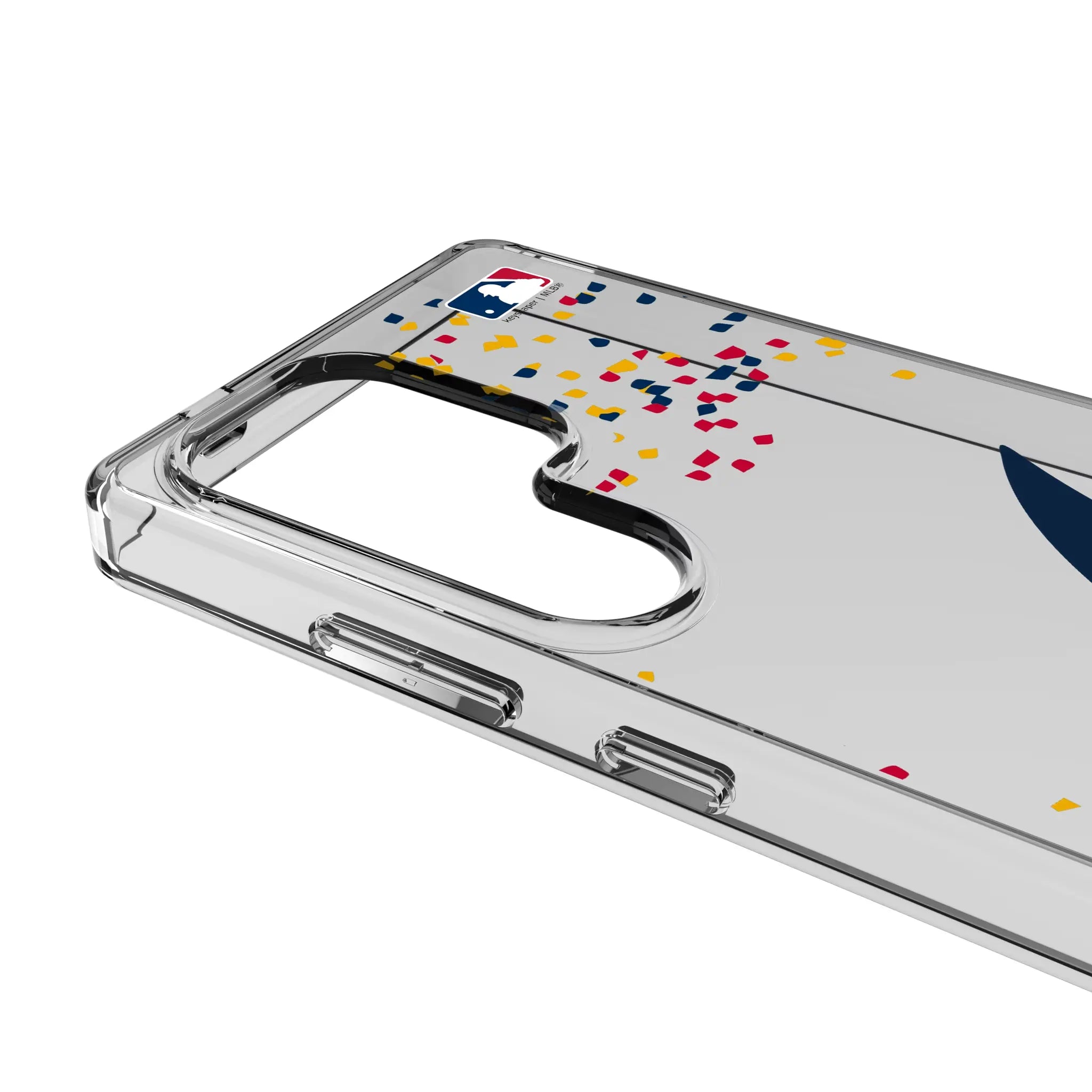 Atlanta Braves Confetti Clear Phone Case for Samsung Galaxy