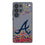 Atlanta Braves Confetti Clear Phone Case for Samsung Galaxy