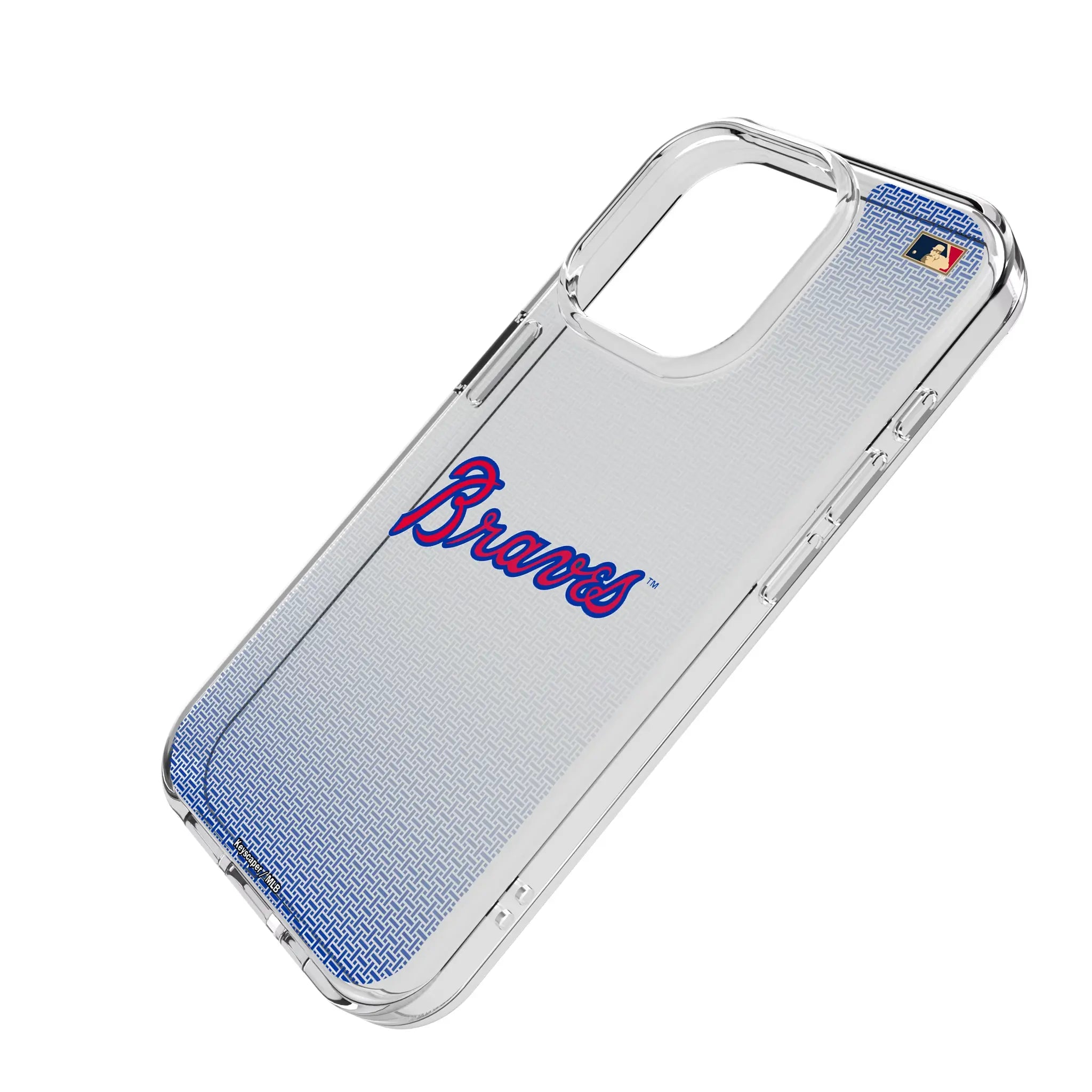 Atlanta Braves Home 2012 - Cooperstown Collection Linen Clear Phone Case for Apple iPhone