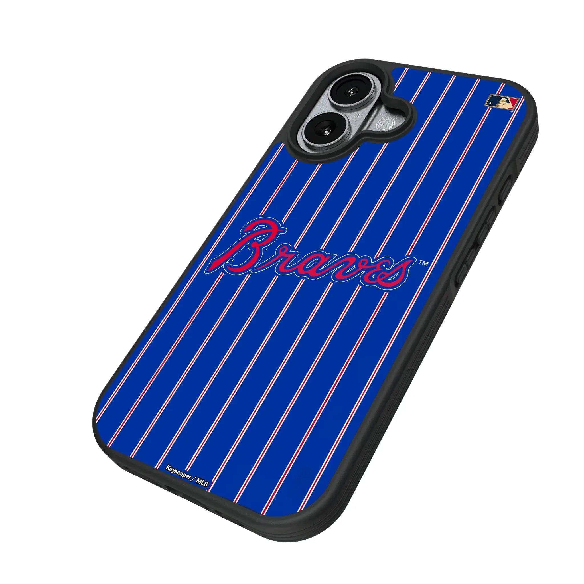 Atlanta Braves Home 2012 - Cooperstown Collection Pinstripe Bump Phone Case