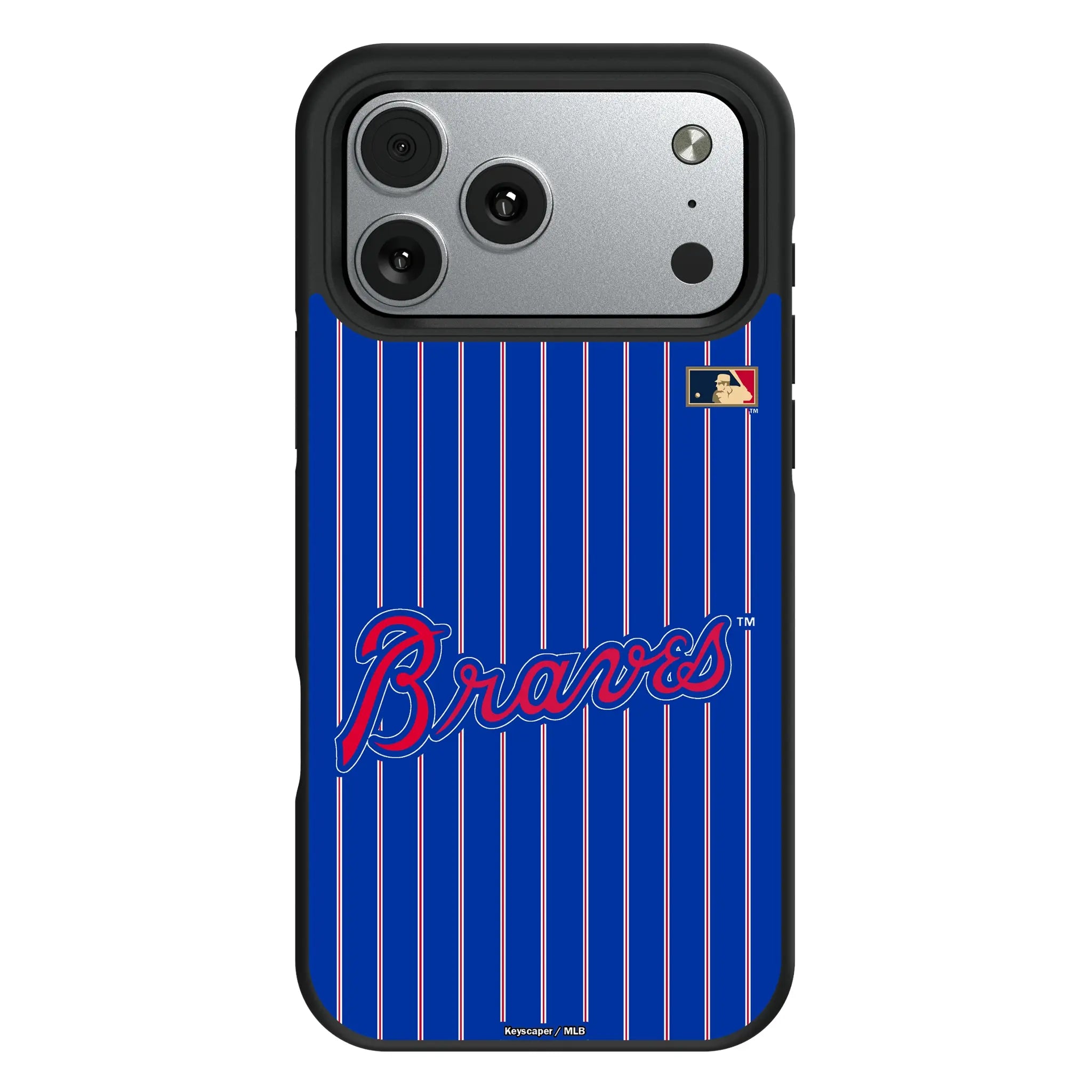Atlanta Braves Home 2012 - Cooperstown Collection Pinstripe Bump Phone Case