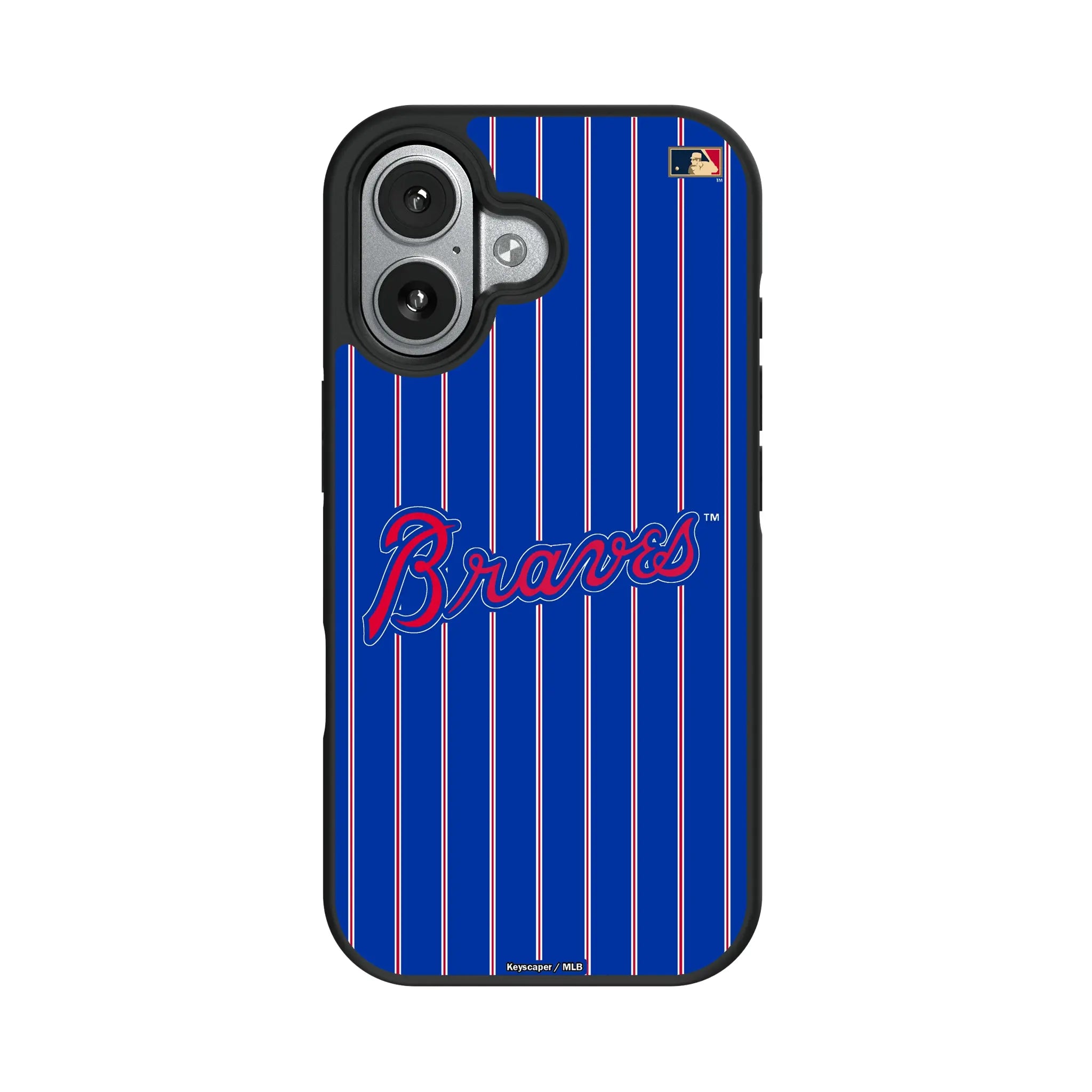 Atlanta Braves Home 2012 - Cooperstown Collection Pinstripe Bump Phone Case