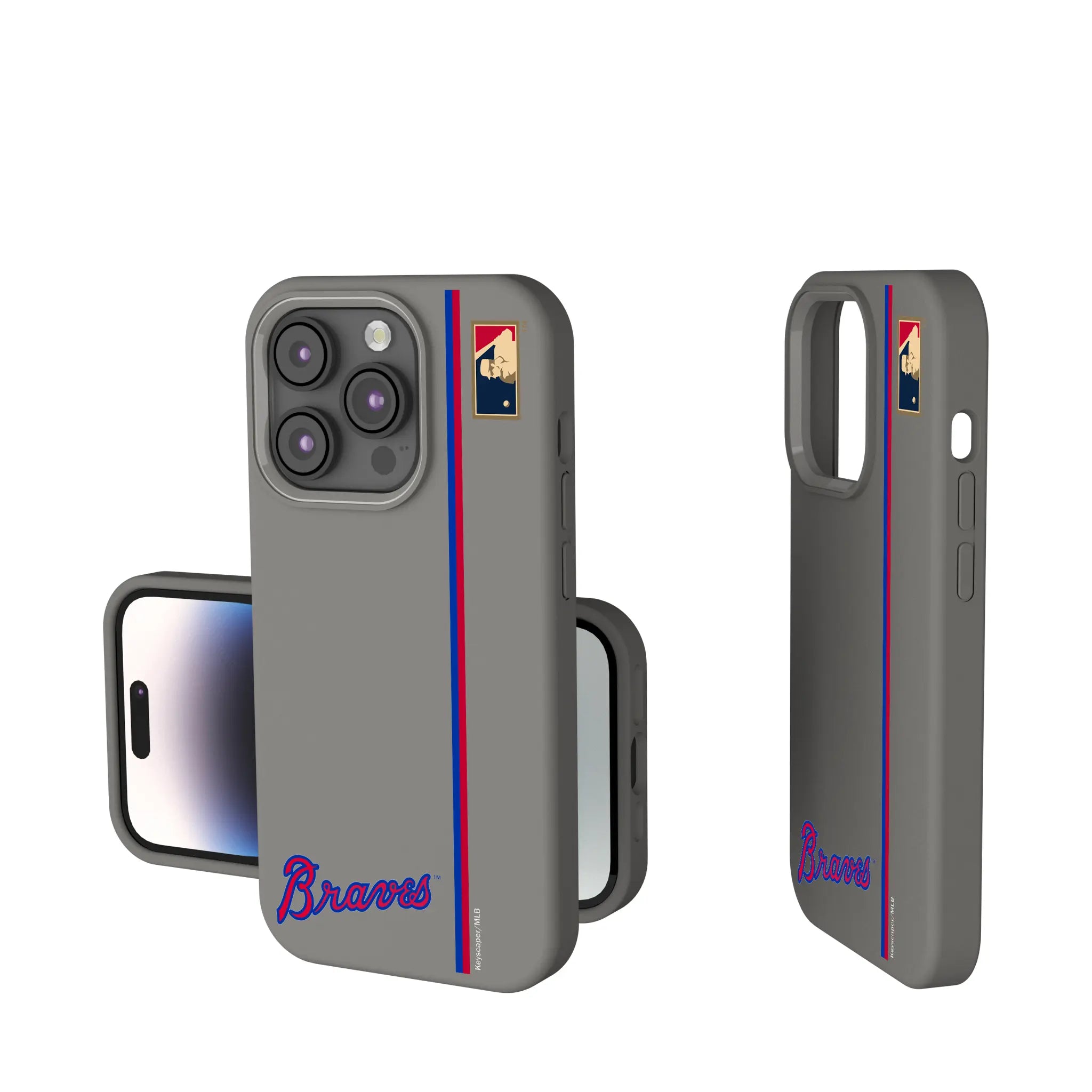 Atlanta Braves Home 2012 - Cooperstown Collection Sidebar Soft Touch Phone Case