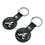 Atlanta Braves Insignia Black Airtag Holder 2-Pack