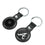 Atlanta Braves Insignia Black Airtag Holder 2-Pack